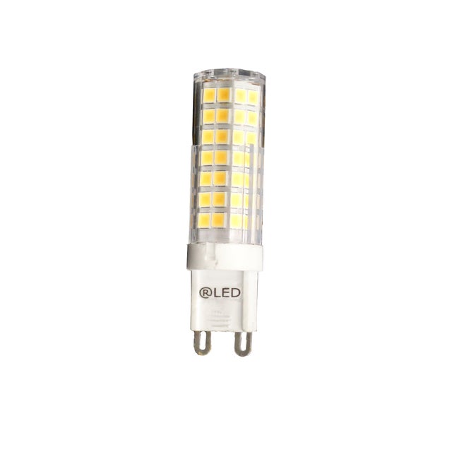 Bombilla decorativa LED G9 forma cápsula 800 lúmenes 6W color de la luz blanco frío 6000K clase energética F