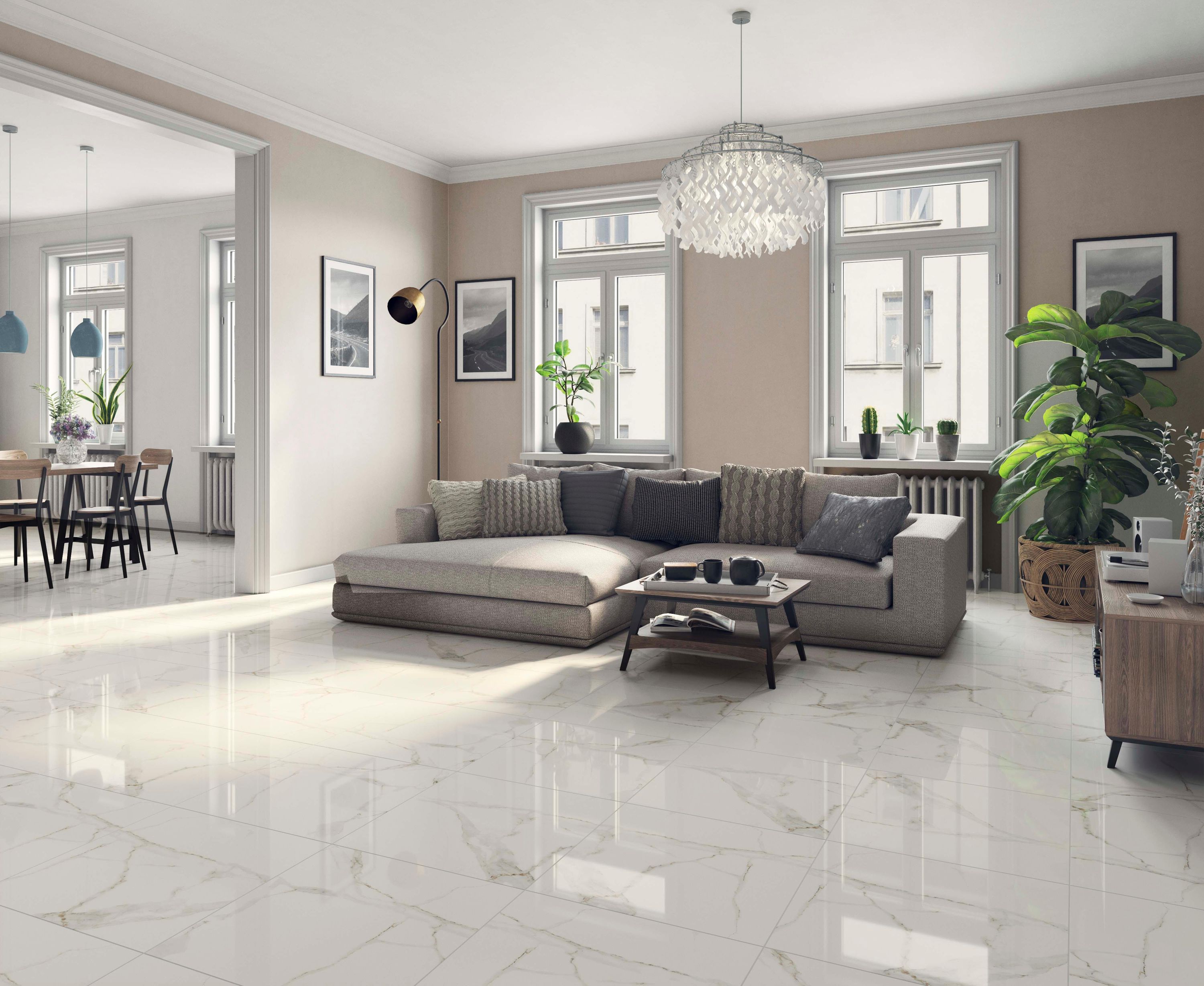 Piastrella da pavimento interno 60 x 60 cm mm Byblos in