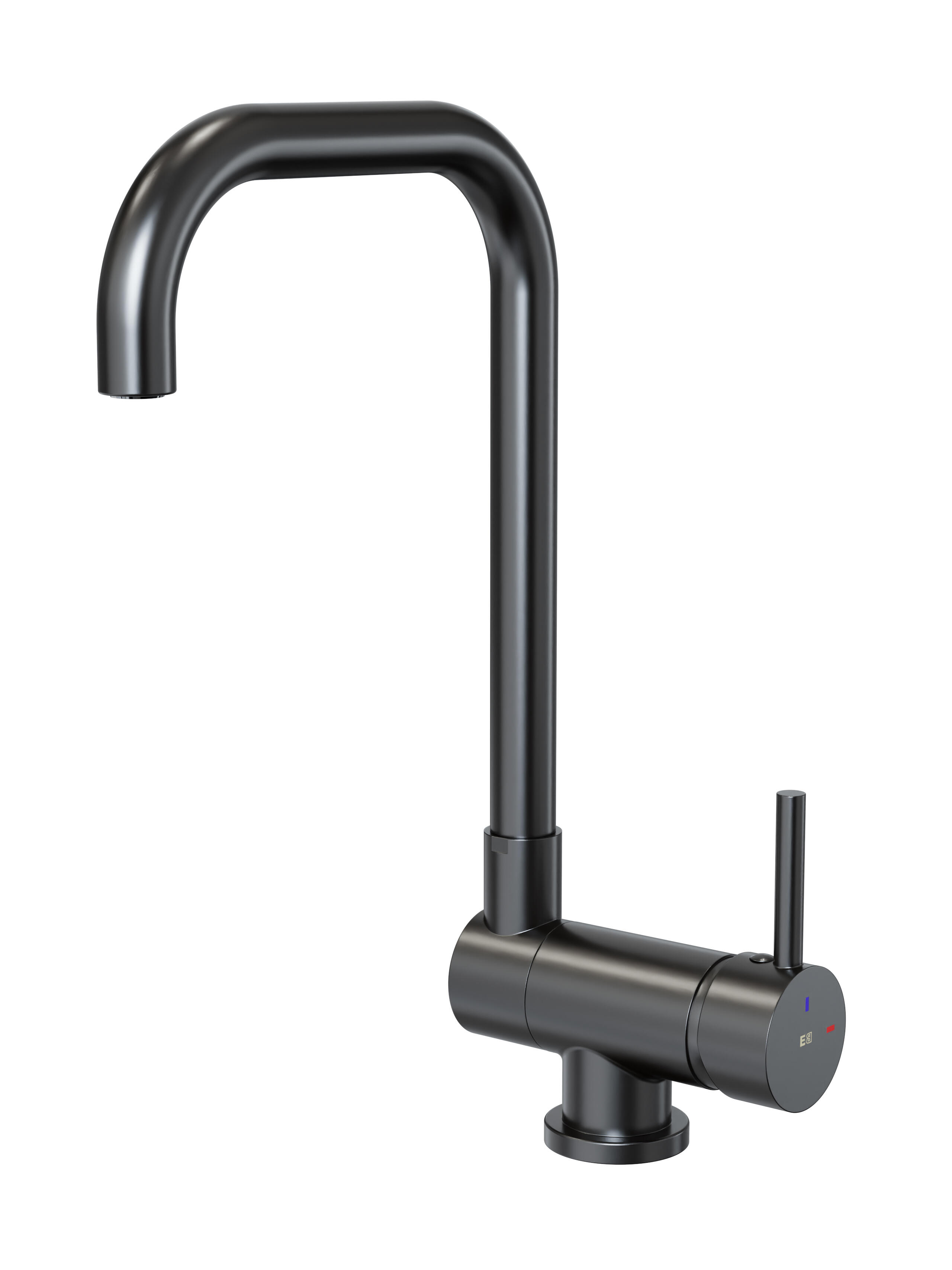 Grifo de cocina monomando essebagno new oslo antracita
