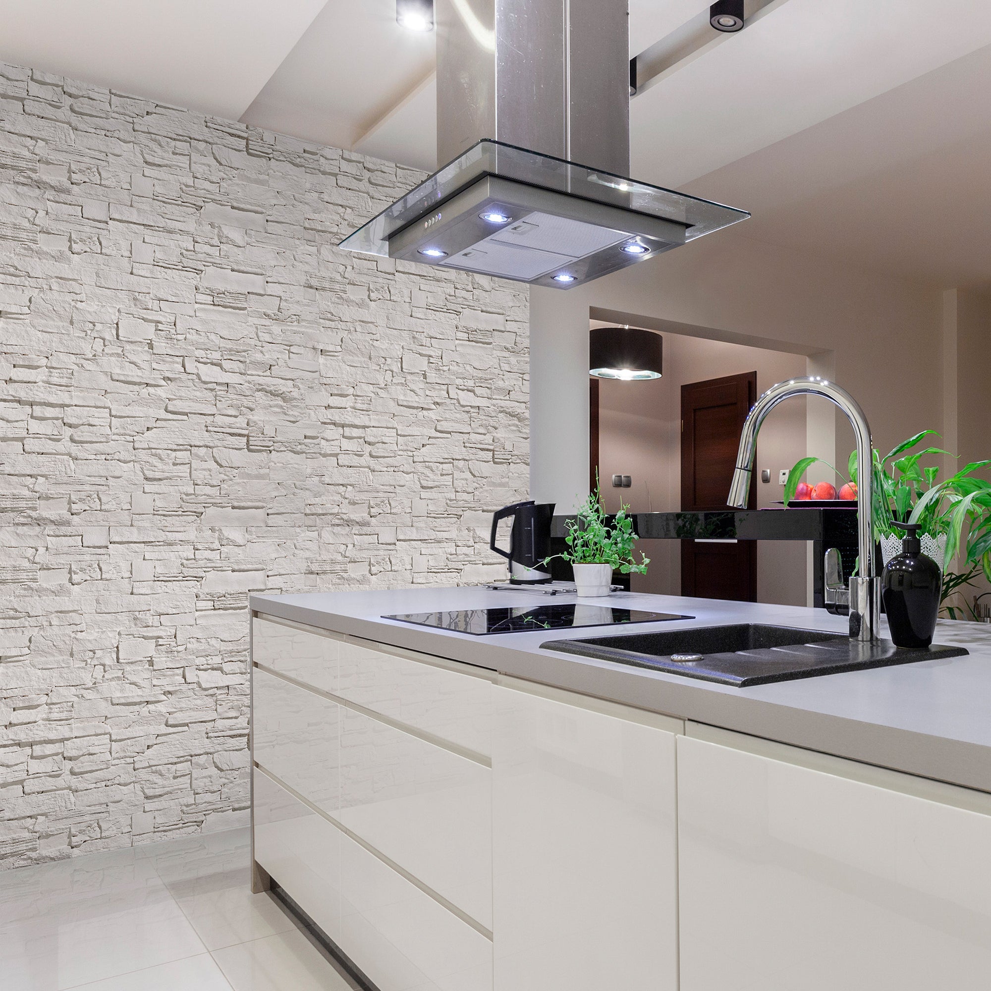 Panel decorativo panespol deco pizarra blanco 118x93 cm