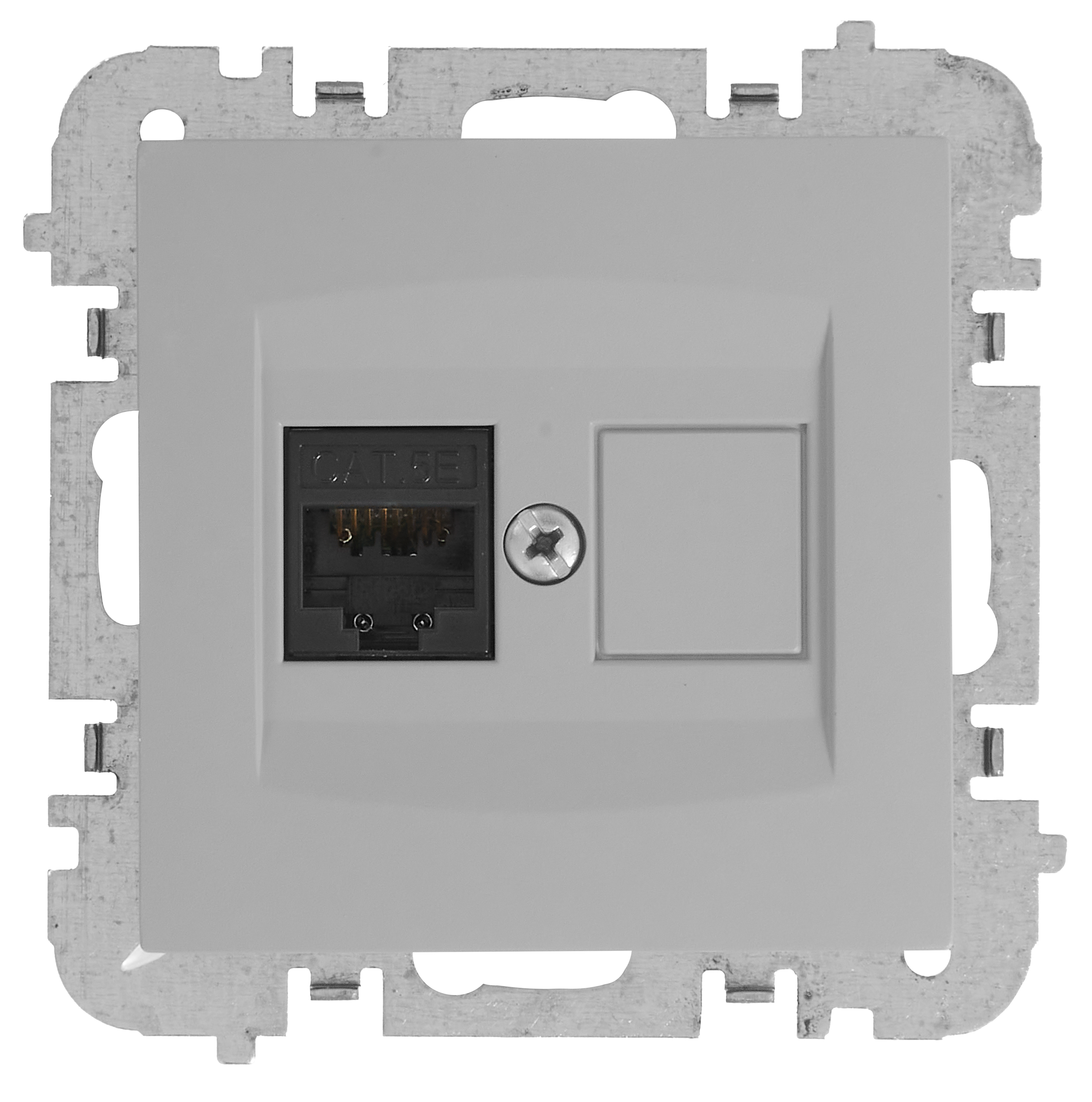 Gniazdo RJ45 FLAVIA Szary mat ELEKTRO-PLAST