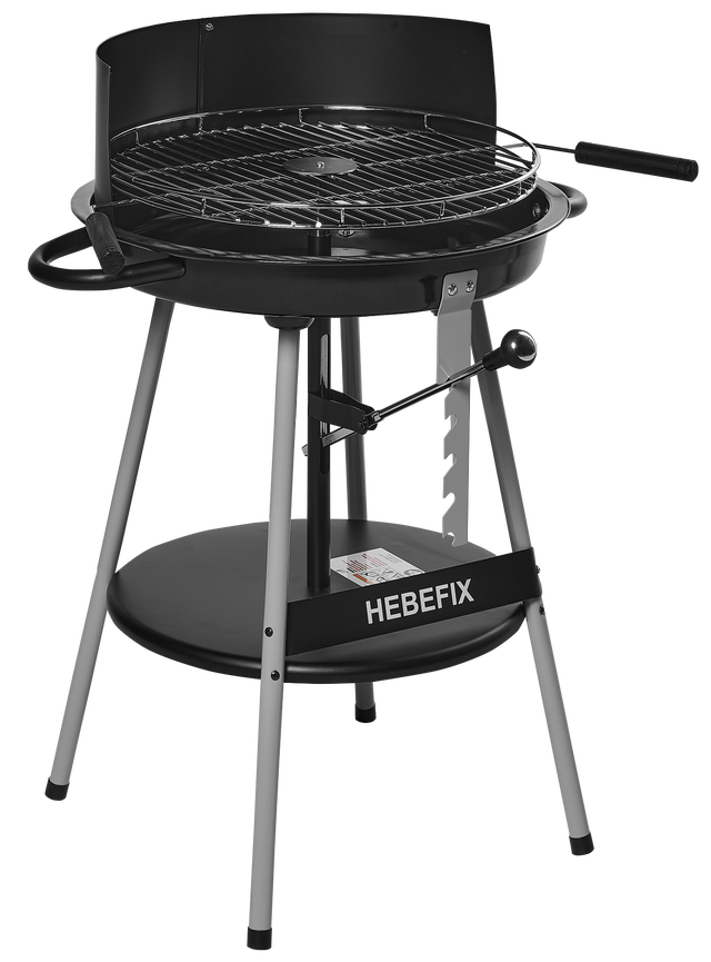 Grill węglowy śr.47 cm z półką Hebefix Activia
