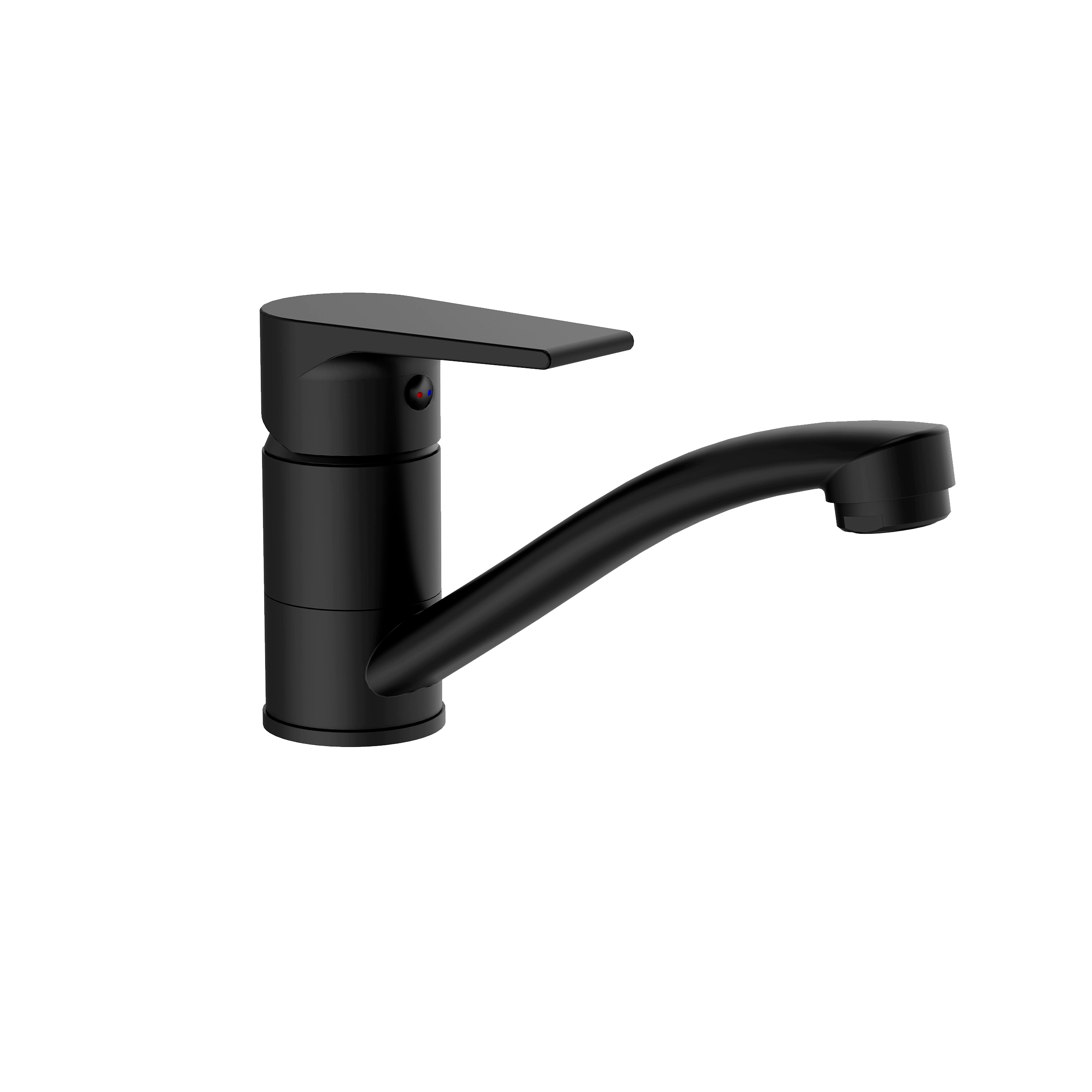 Bateria umywalkowa czarna 10 cm Alto Sensea