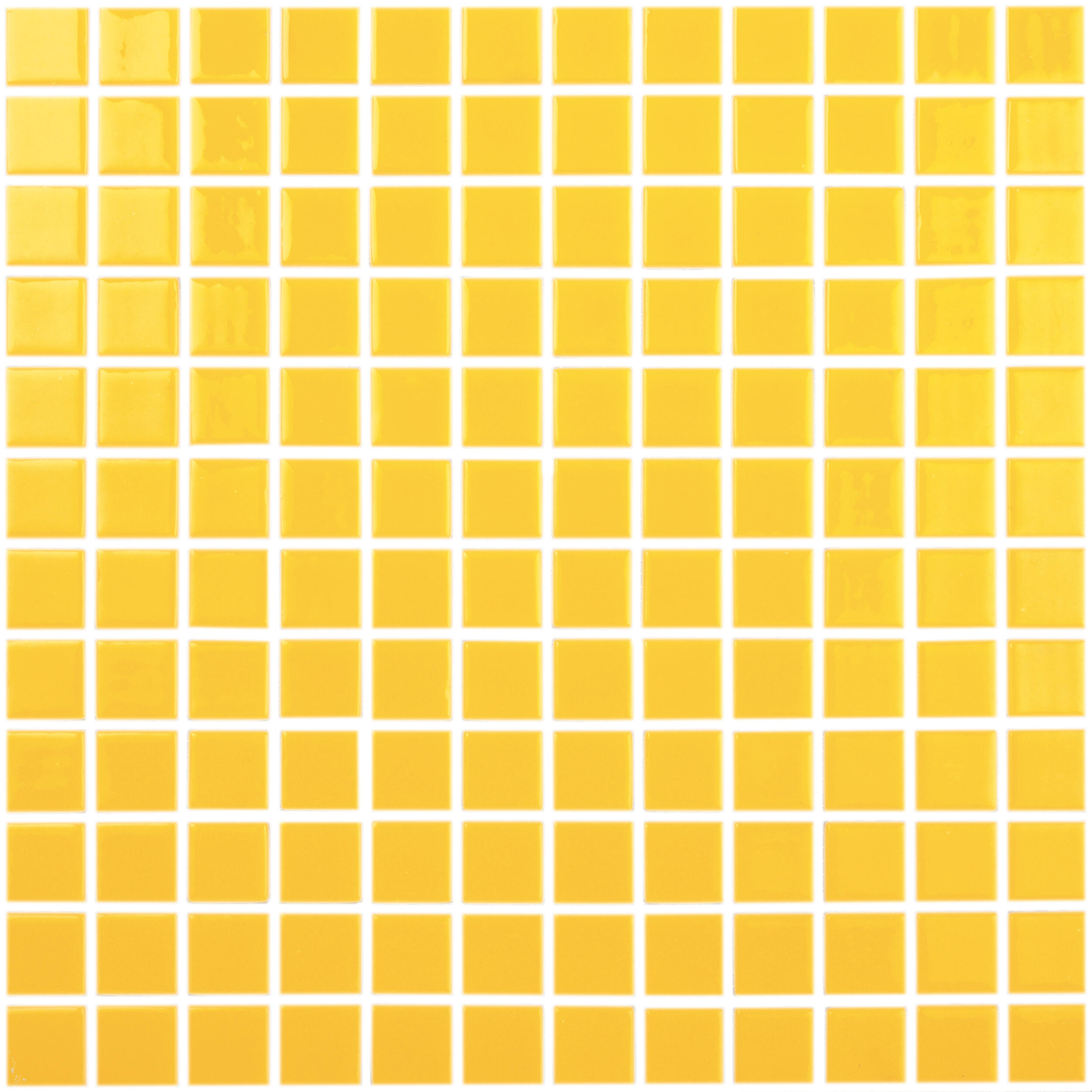 Gresite liso puntos brillante 39.6x31.5 cm amarillo / dorado