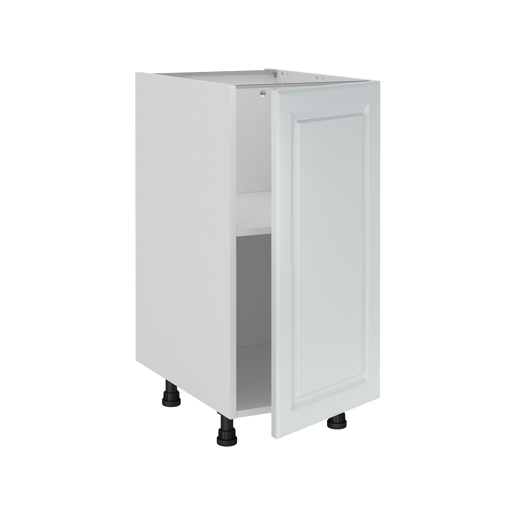 Mueble bajo de cocina delinia id oxford azul 76,8x40 cm 1pta