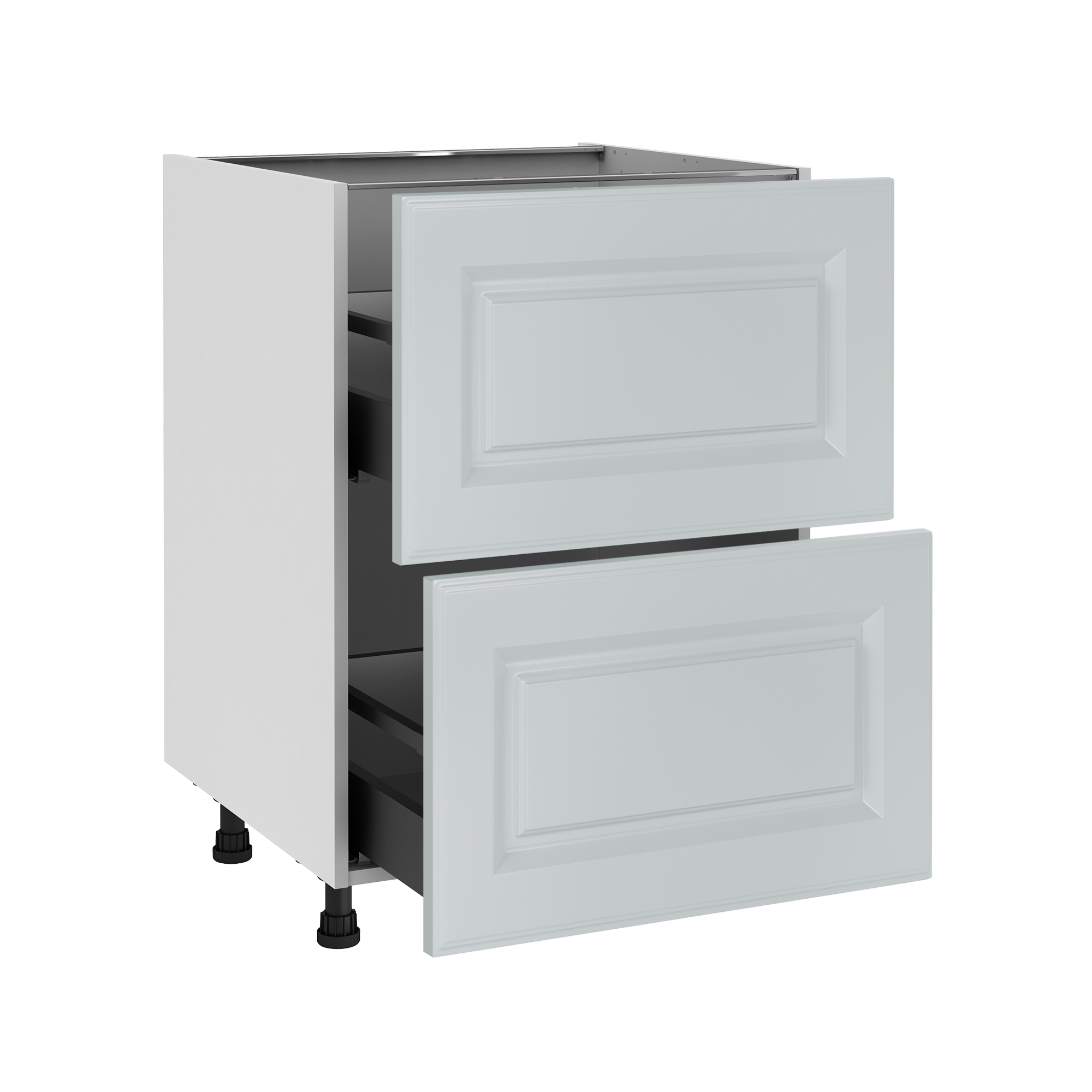 Mueble bajo de cocina delinia id oxford azul 76,8x45 cm 2cac