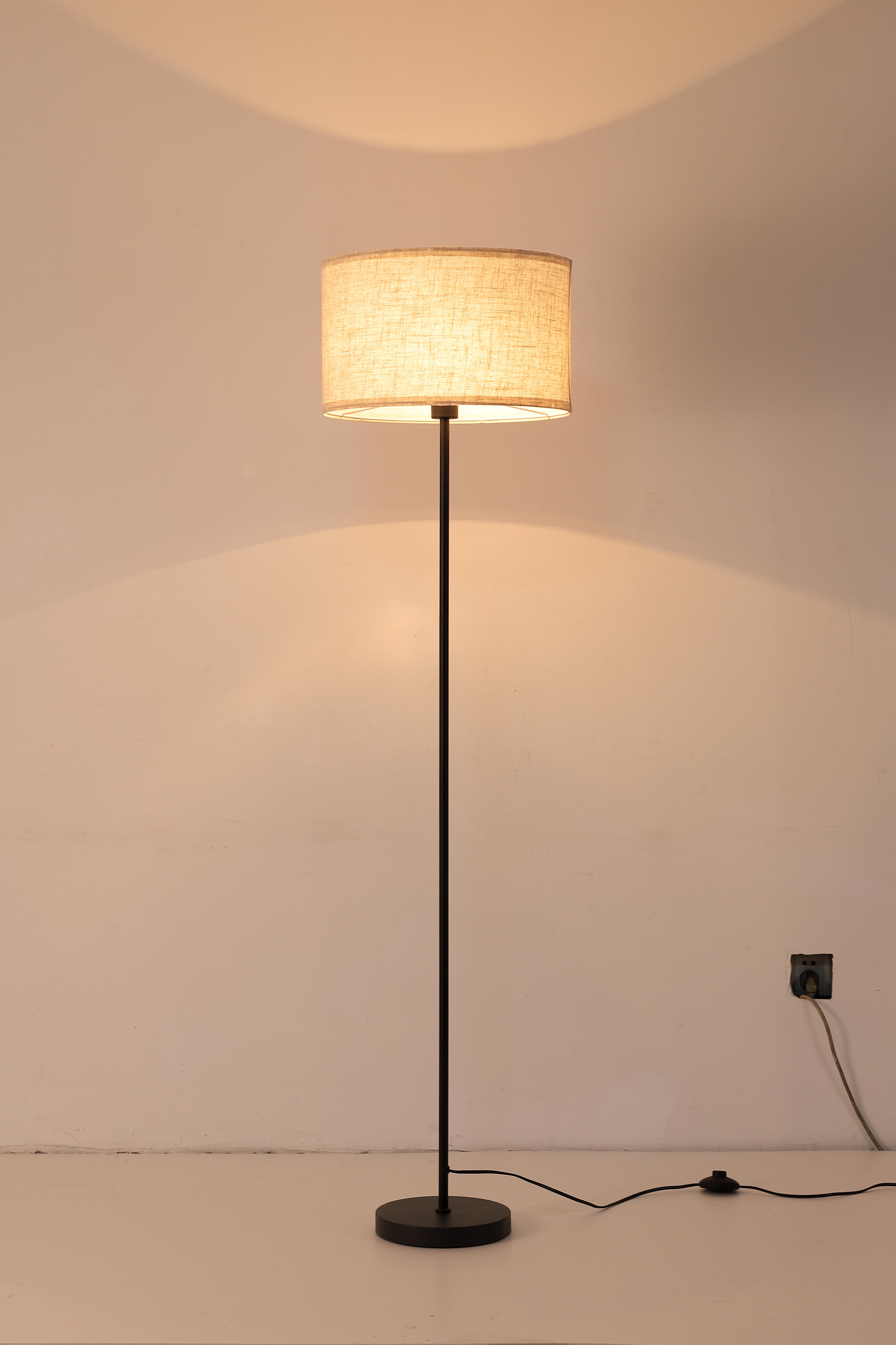 Lámpara de pie Lino E27 38 cm - 5
