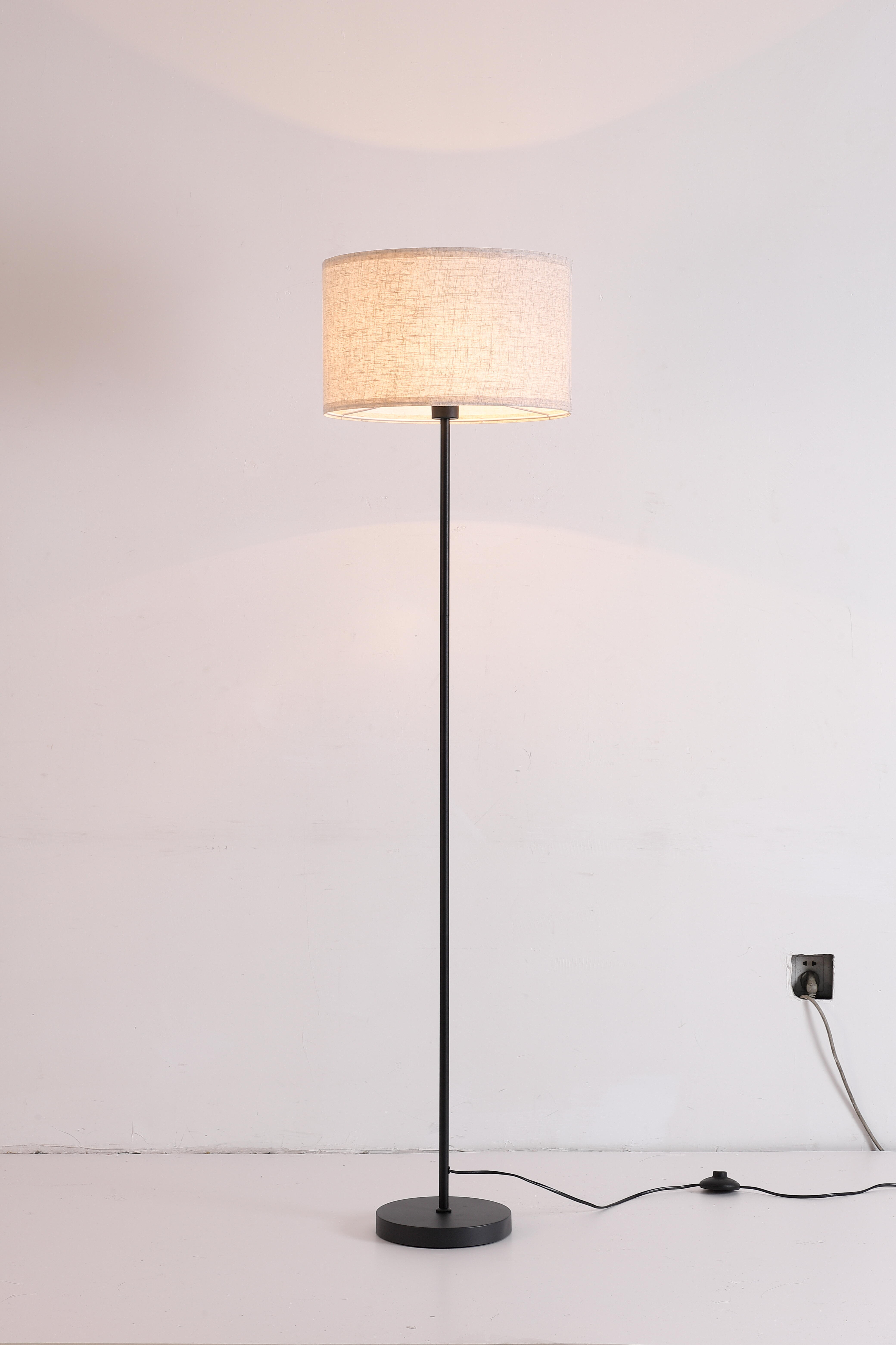 Lámpara de pie Lino E27 38 cm - 4