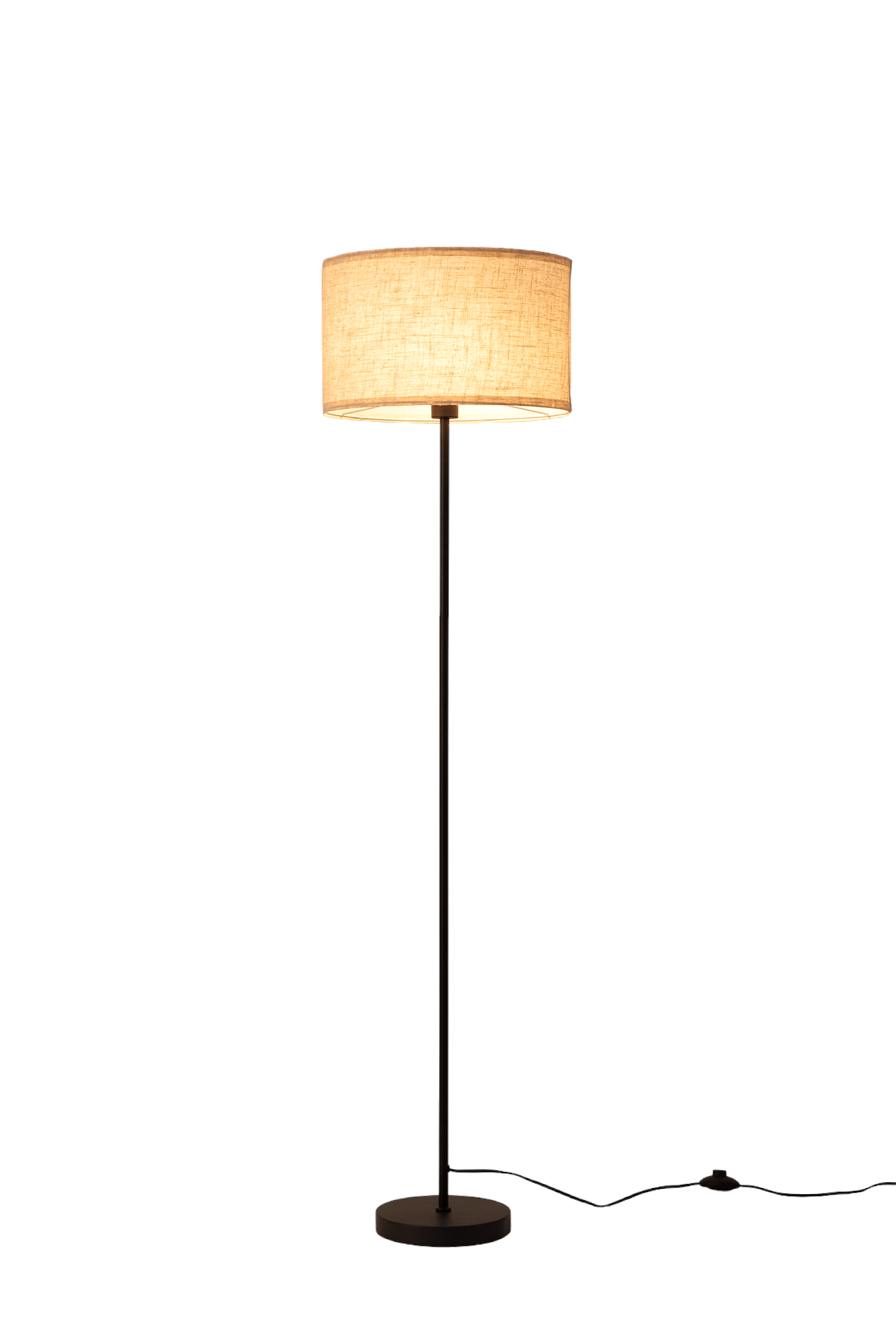 Lámpara de pie Lino E27 38 cm - 3
