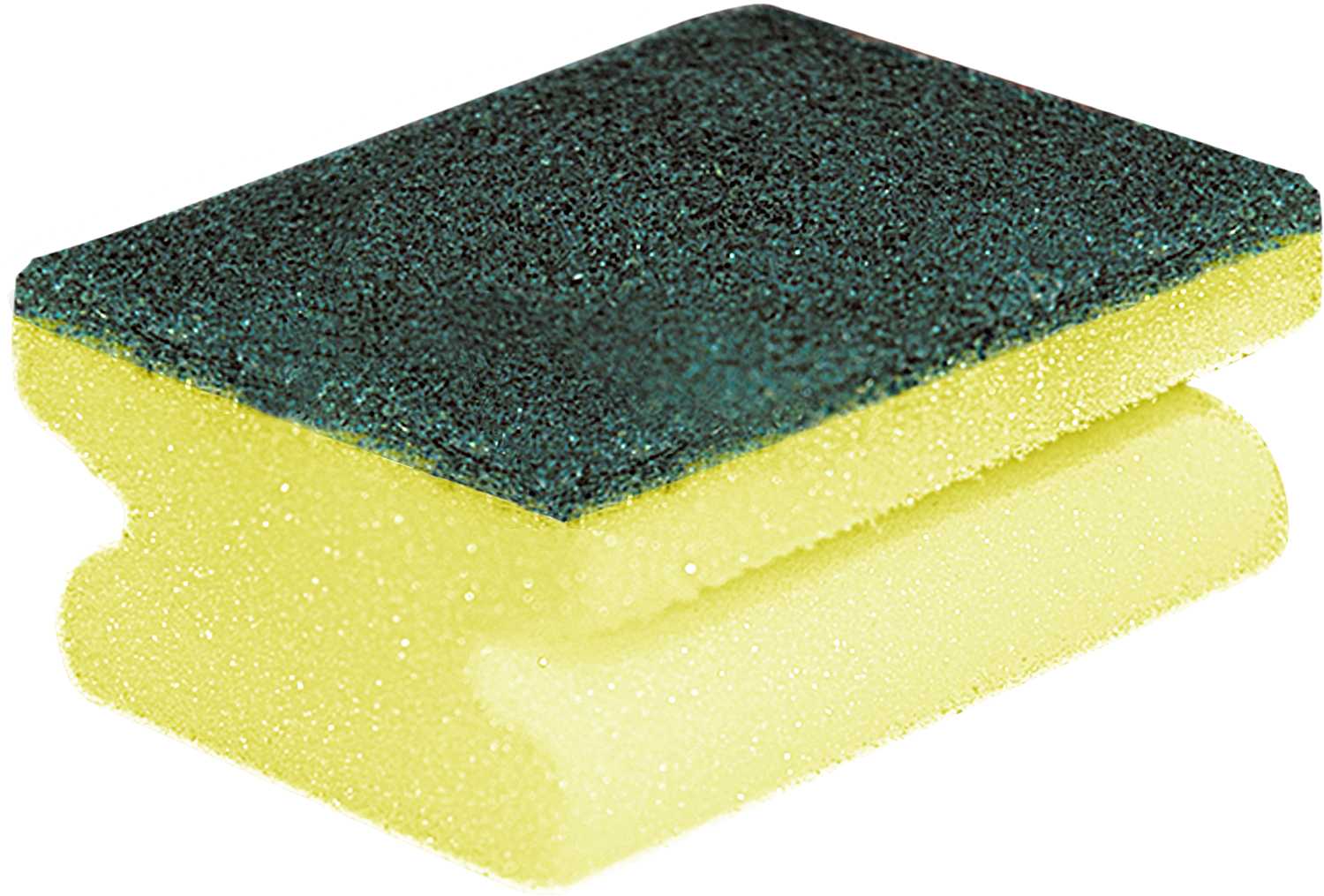 Zmywak profilowany gąbka 1 szt. żółty IMPACT - 3