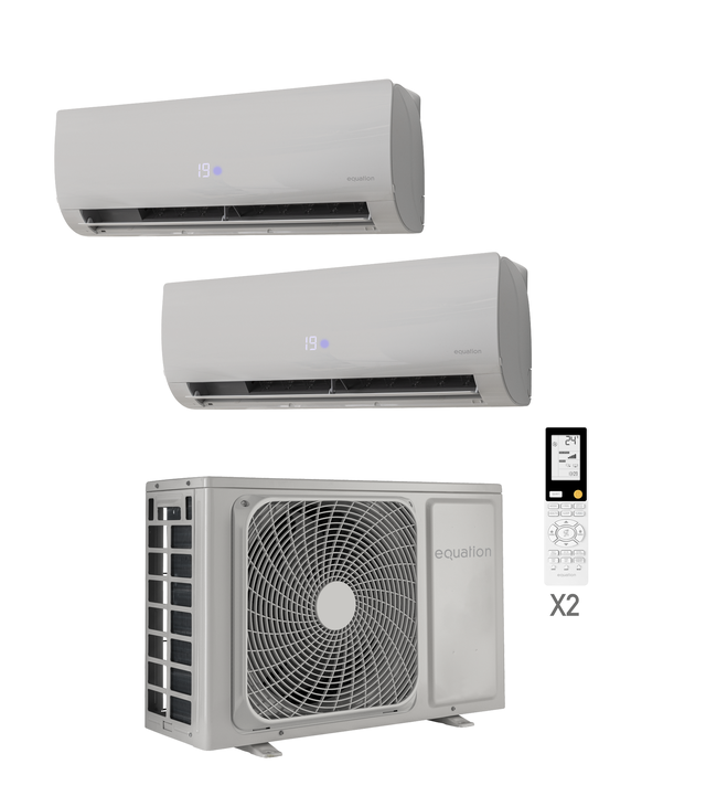 Pack climatiseur Bisplit connecté 2,6kW + 3,5kW VIRTUS EQUATION