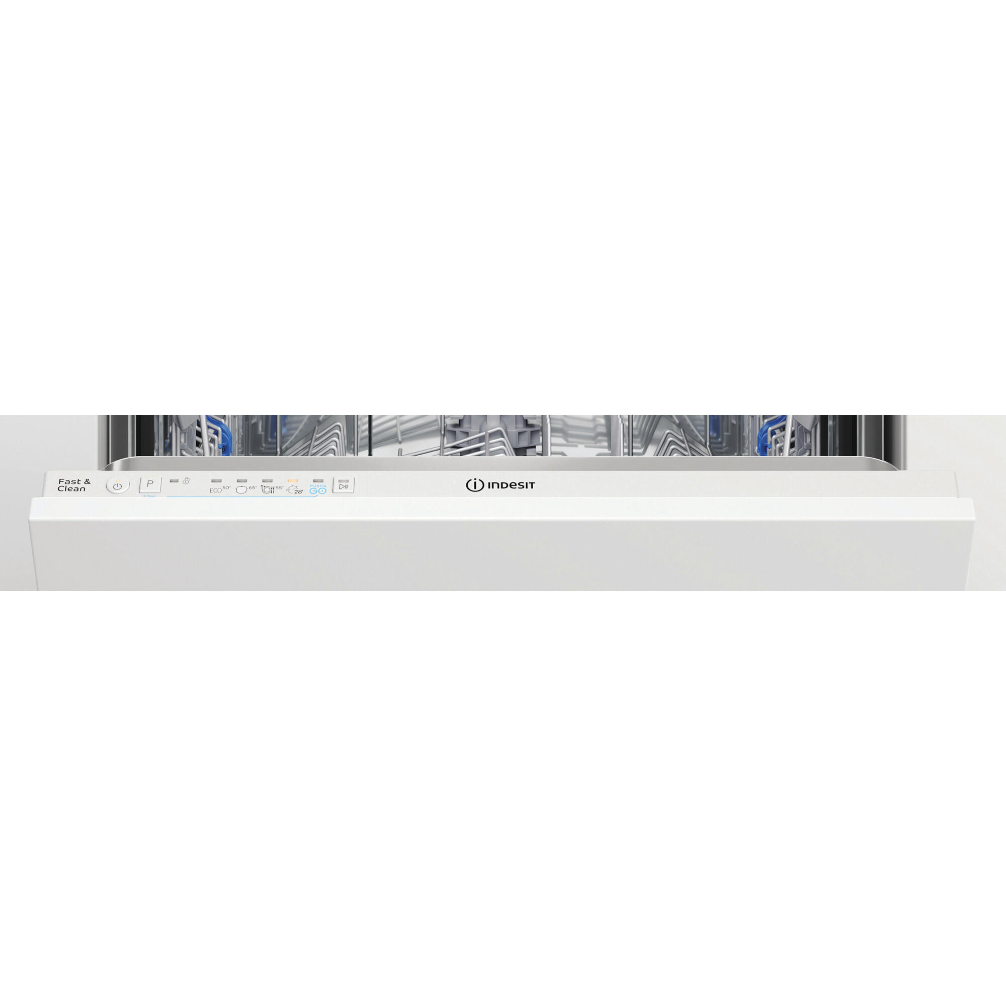 Lavavajillas integrable INDESIT D2I HL326 14 cubiertos 5 programas con inicio diferido blanco 60cm clase E - 4
