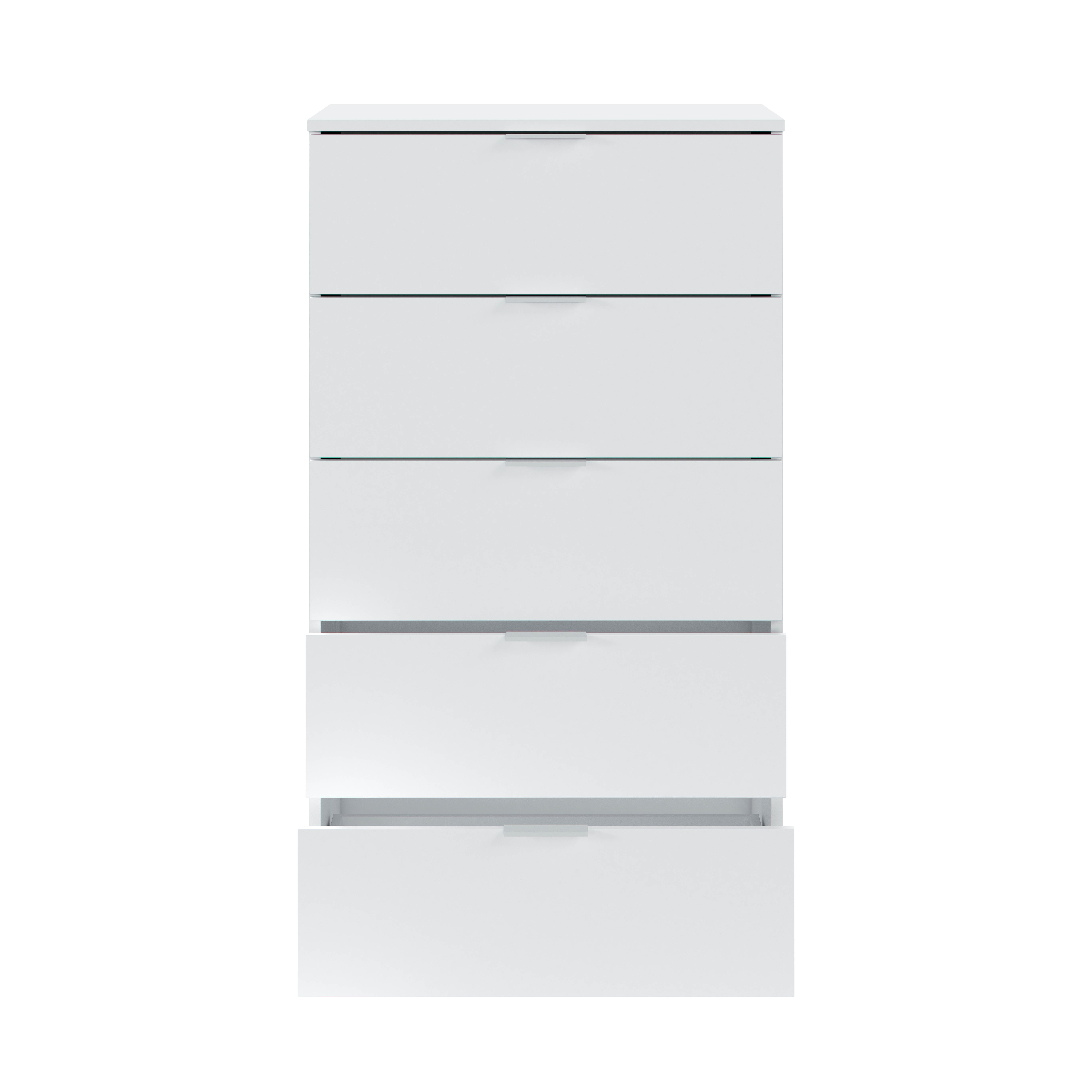 Cómoda 5 cajones blanco artik 110x60x40cm - 7