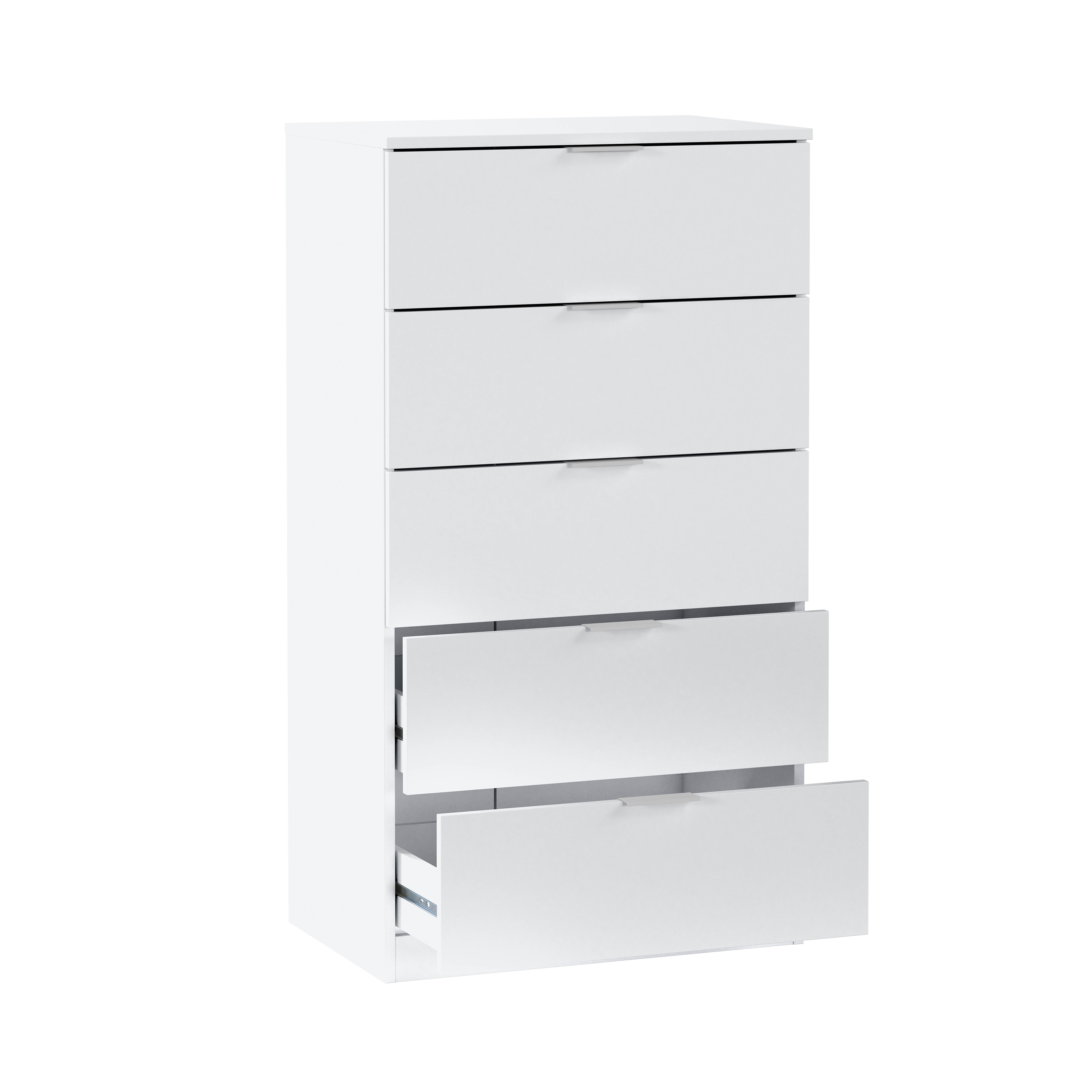 Cómoda 5 cajones blanco artik 110x60x40cm - 6