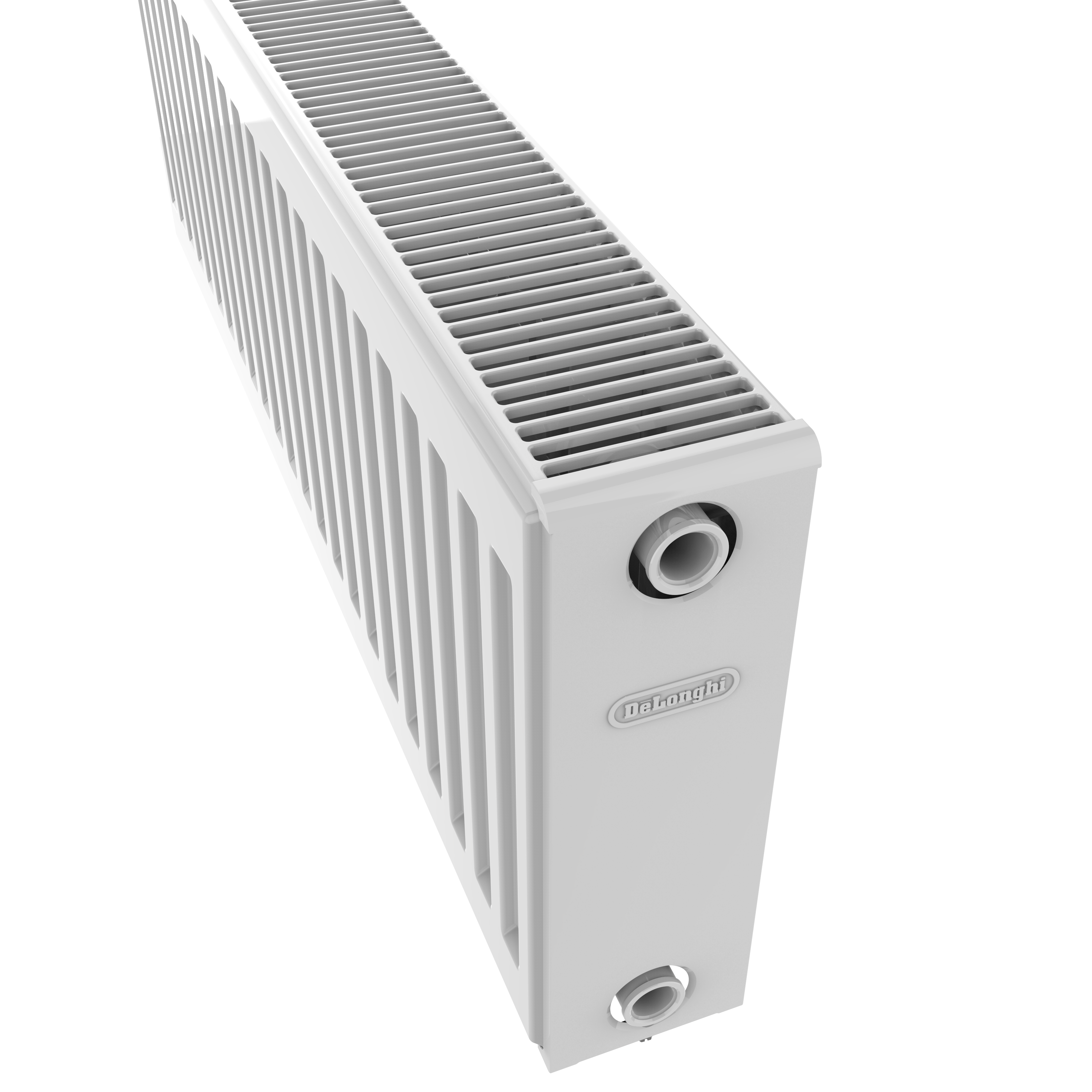 Radiateur eau chaude 758W, l.80xH.30 cm Easy DE'LONGHI horizontal blanc - 5