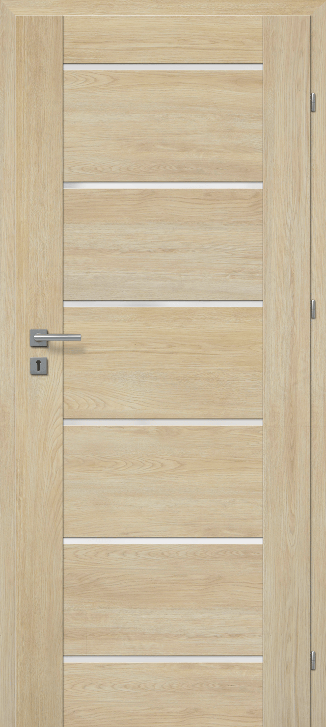 Drzwi wewnętrzne pokojowe Arak dąb marone 80 prawe Artens