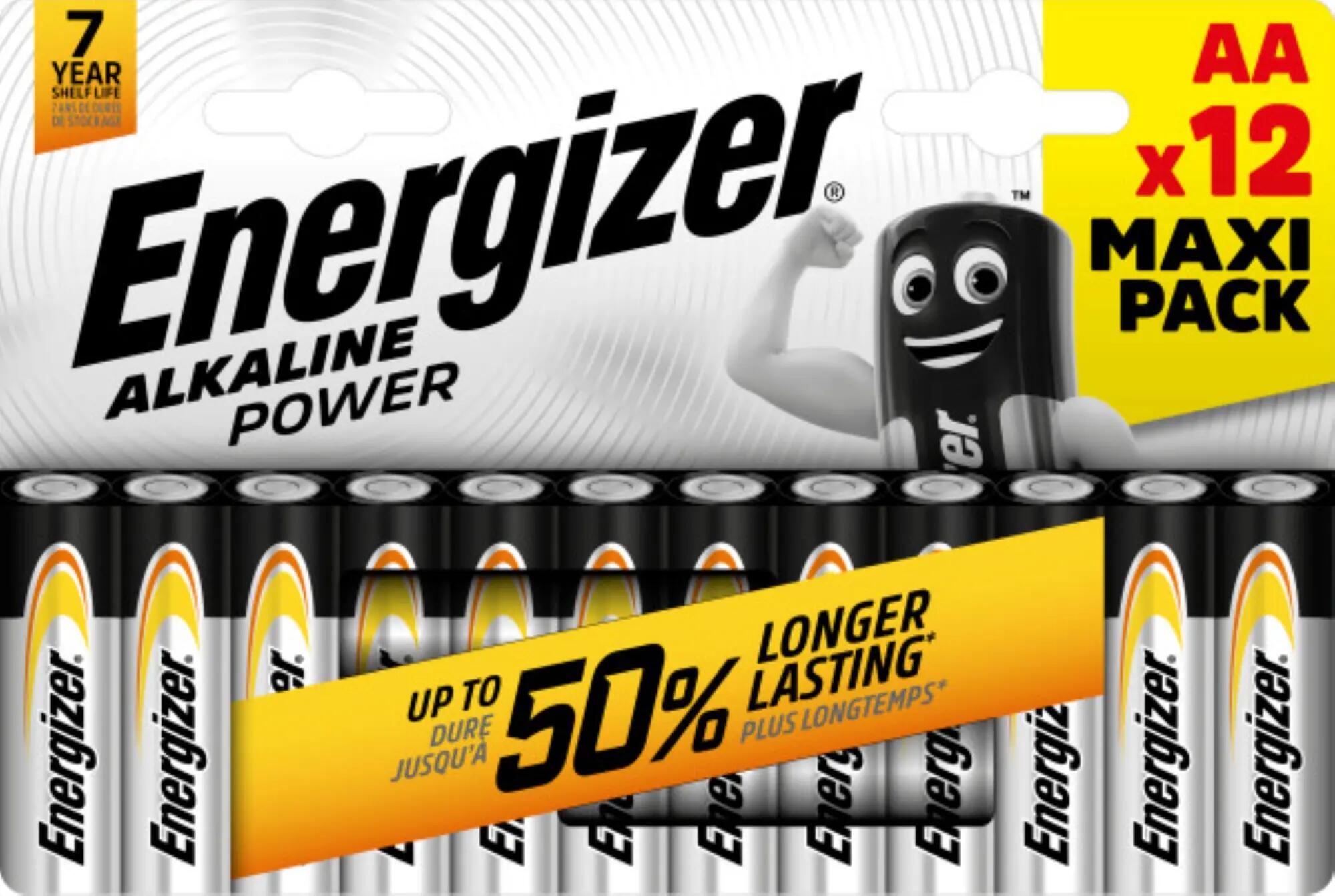 Bateria alkaiczna POWER AA E91 12szt. 1.5 V ENERGIZER