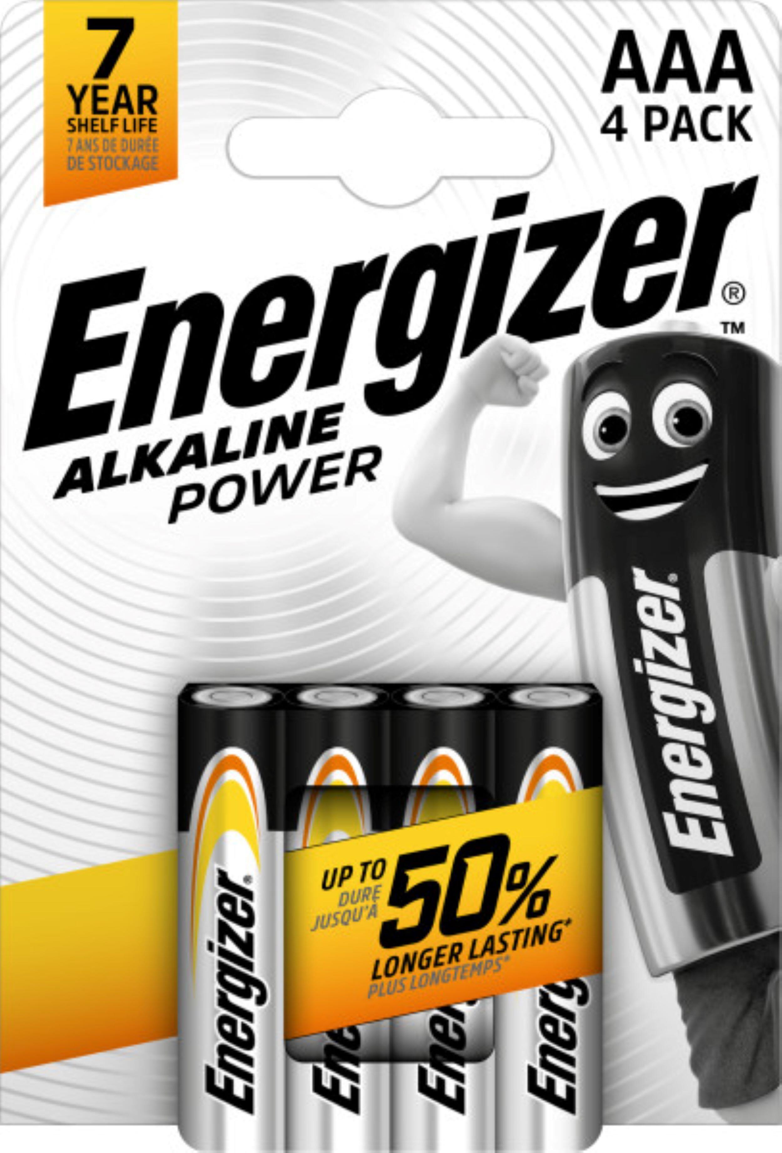 Bateria ALKALINE POWER AAA E92 4szt. 1.5 V ENERGIZER