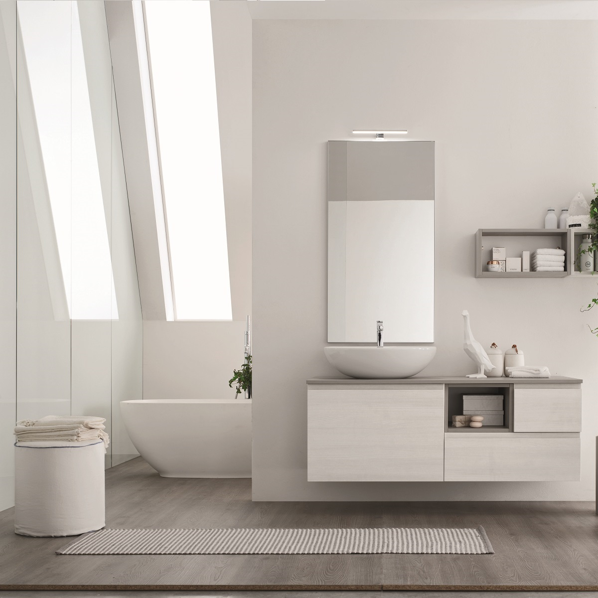 Specchio Filo Lucido rettangolare 95 x 50 cm - 2