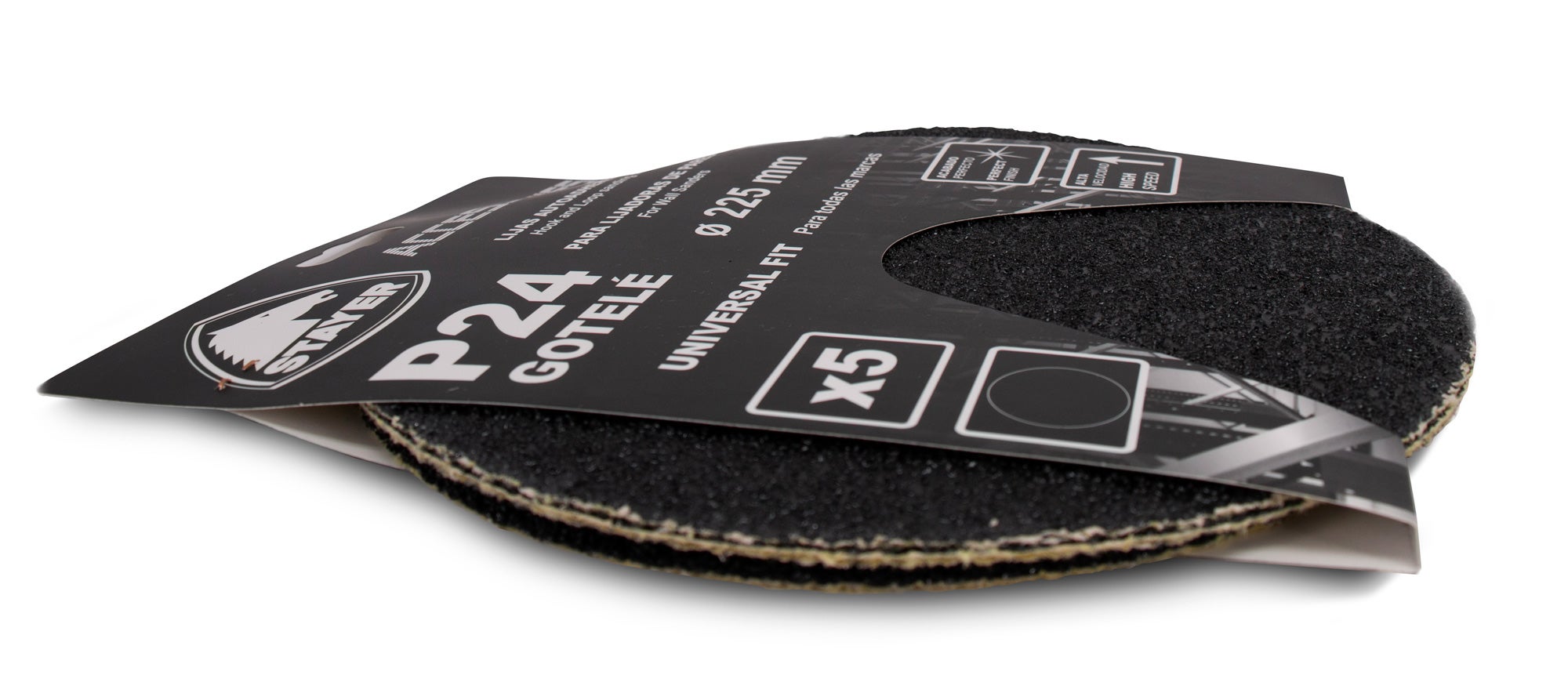 5 Disco abrasivo para lijadora LP STAYER ø 225 mm, grano 24 - 4