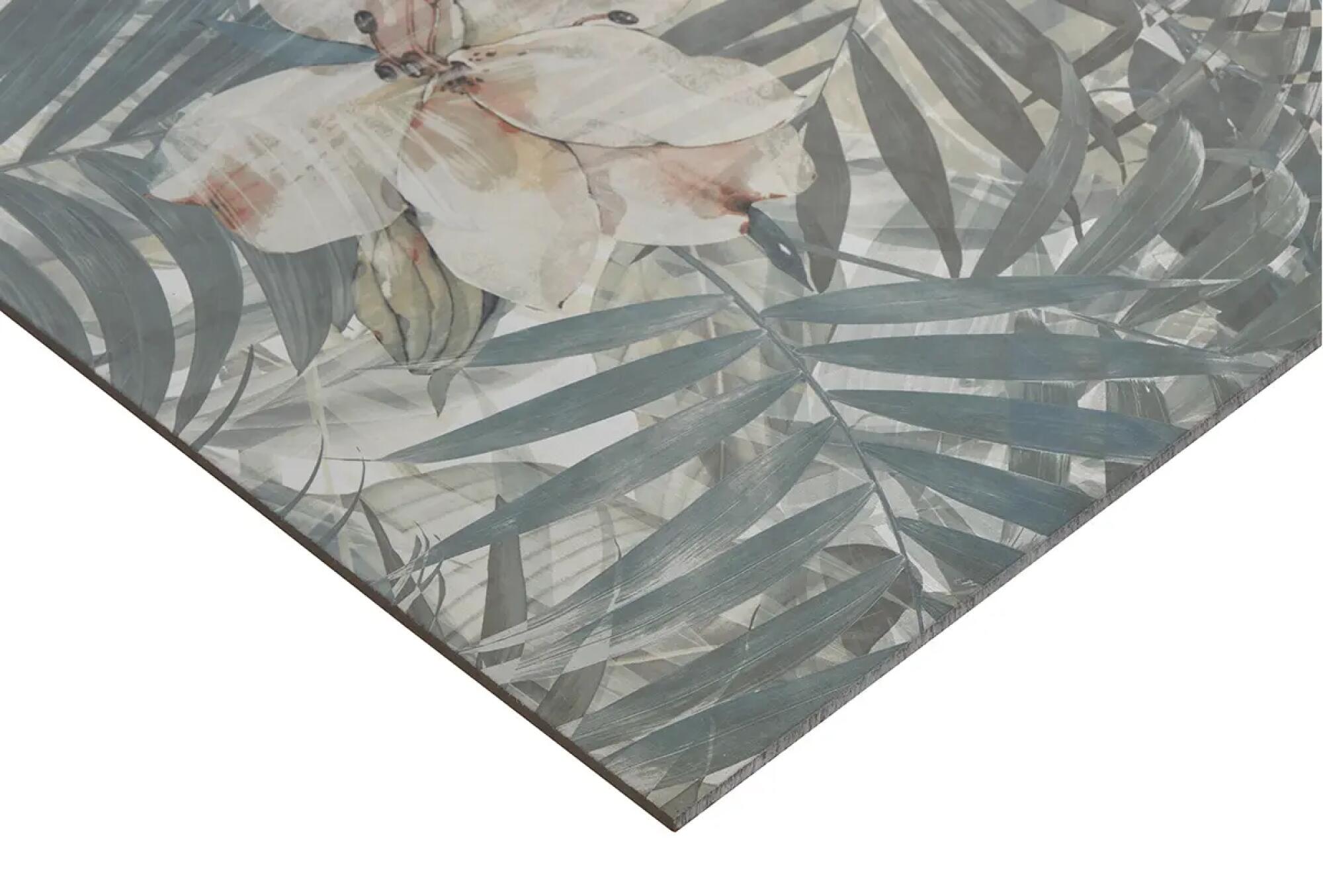 Piastrella da rivestimento interno 60 x 120 cm Sp. 9.5 mm rettificato Flora Cold in gres porcellanato smaltato multicolore satinato 1.44 mq - 5