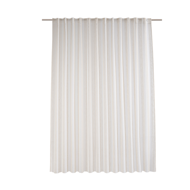 Firana na taśmie Tamara 200 x 280 cm biało-beżowa Inspire