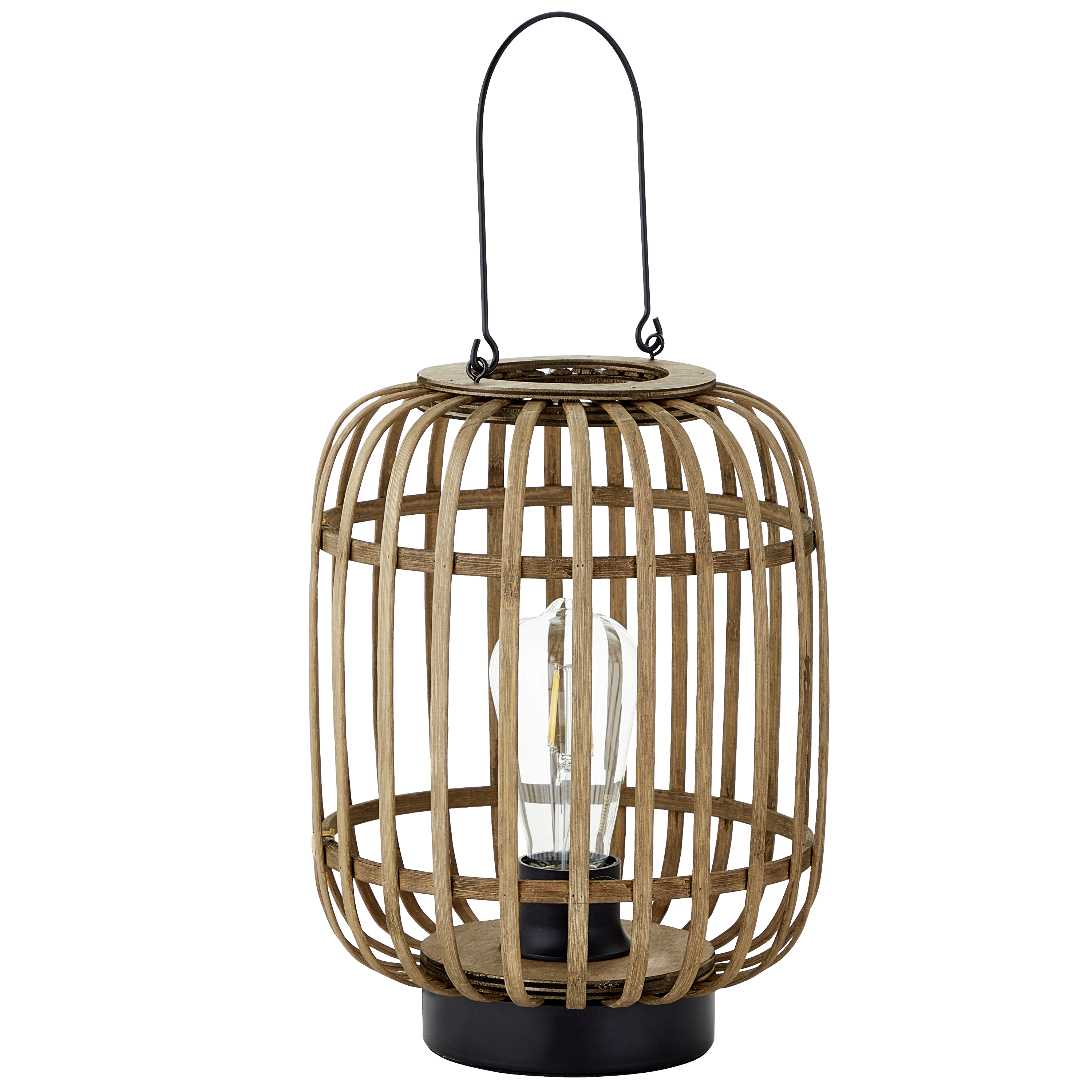 Lampa stołowa Manihi czarna bambus E27 33 cm Inspire - 17