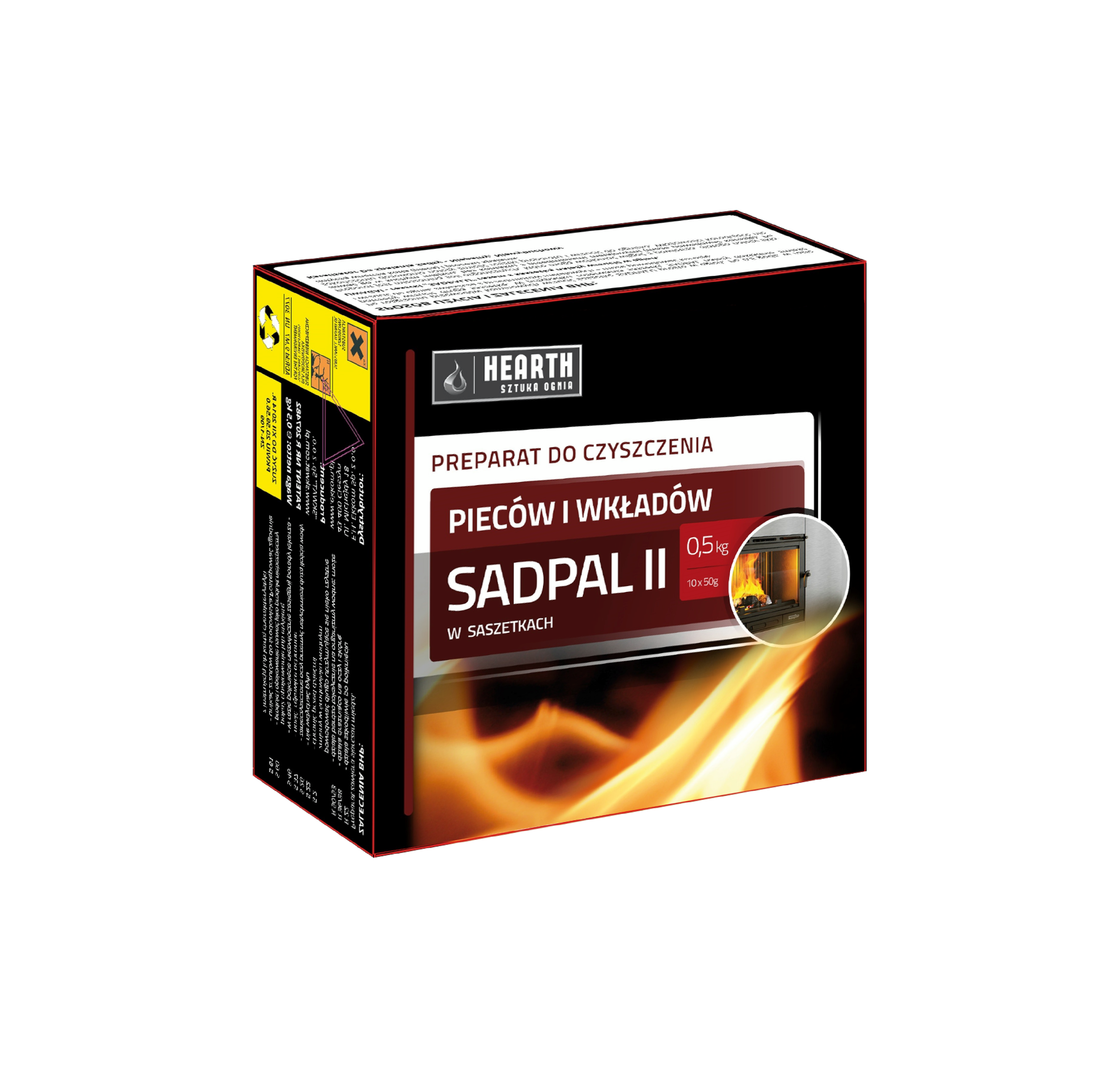 Preparat Hearth Sadpal II 0.5 kg 10 saszetek Clean Fire - 2