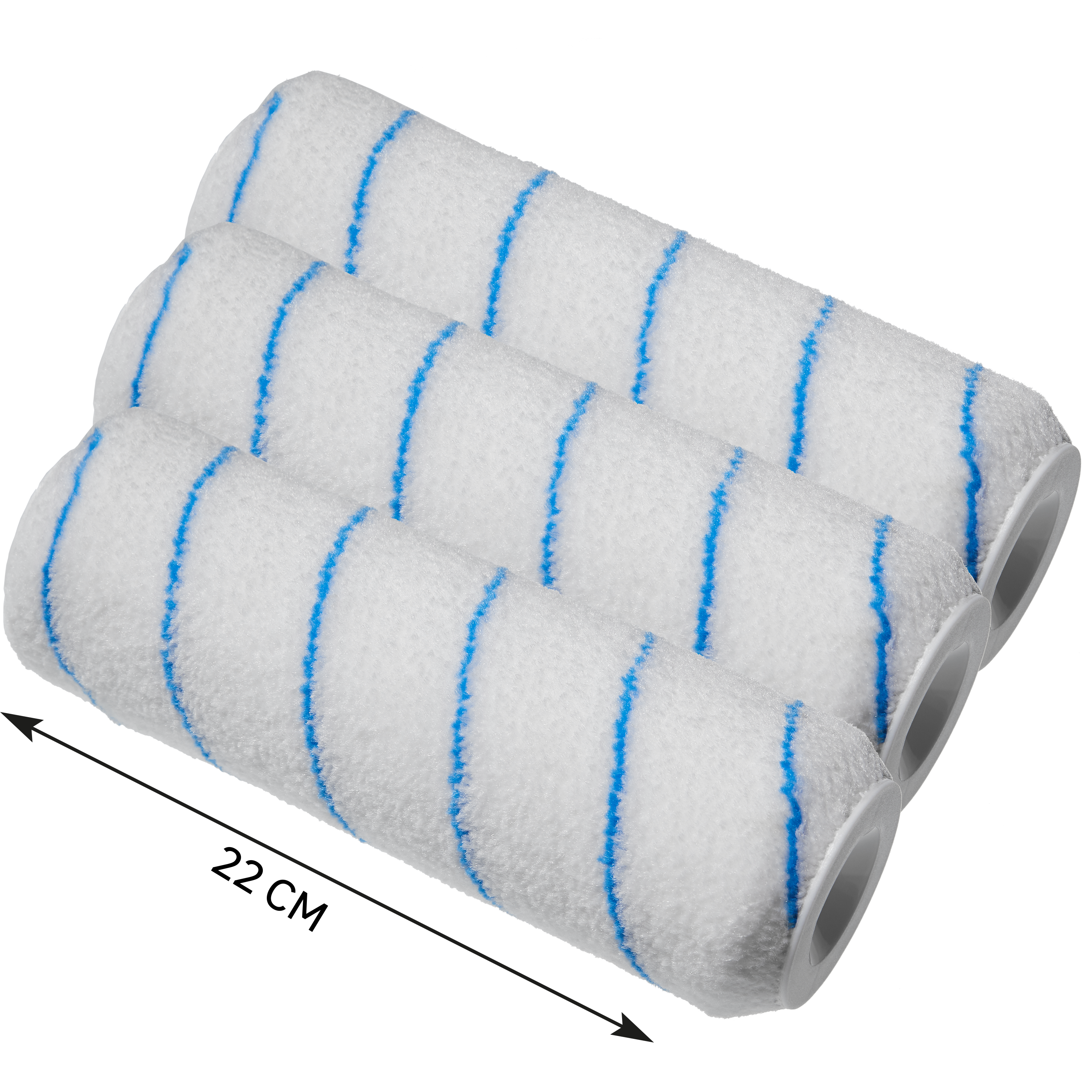 Lot de 3 recharges pour peindre une surface lisse l.220 mm DEXTER - 2