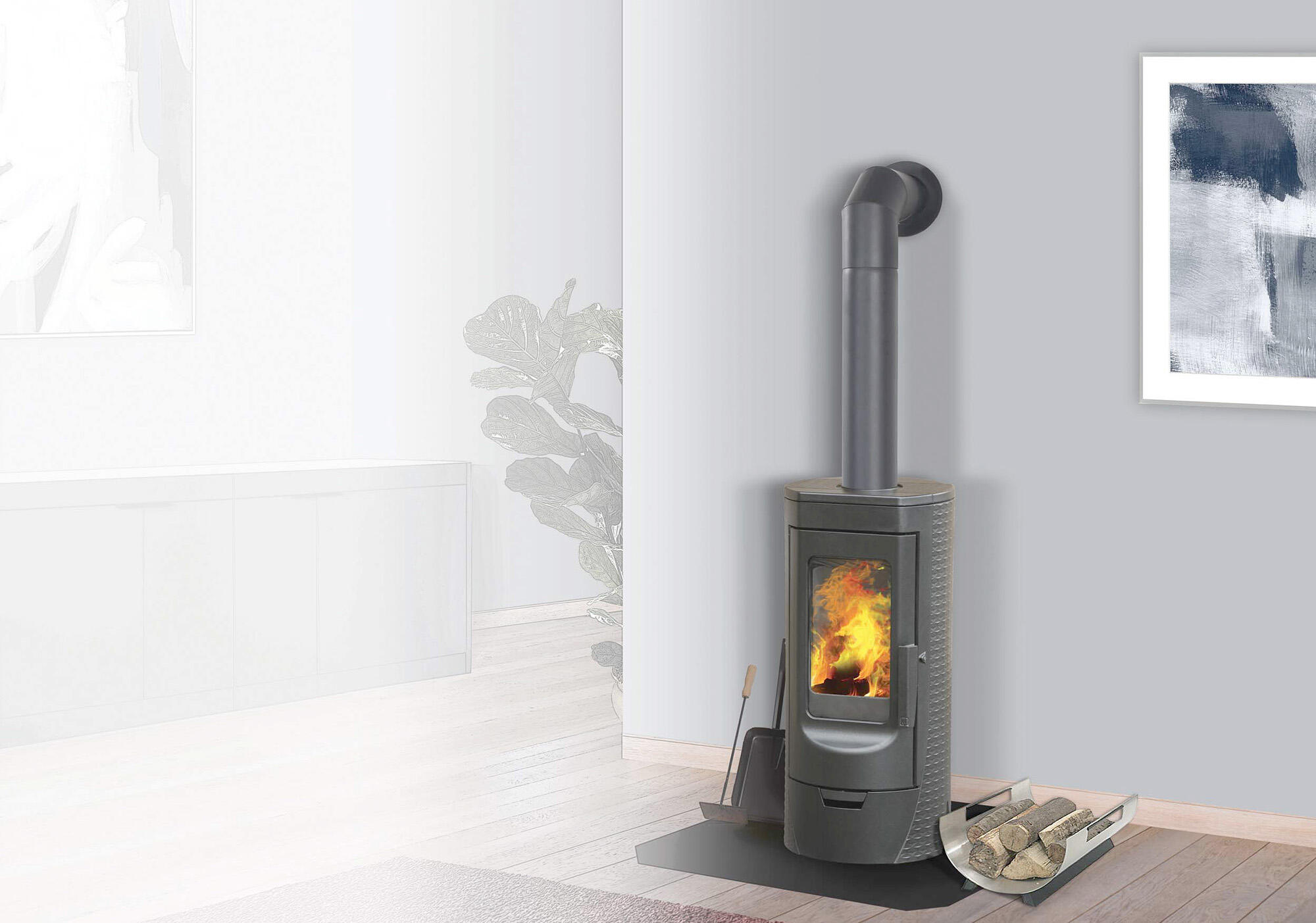Estufa de leña tara eco de 8kw