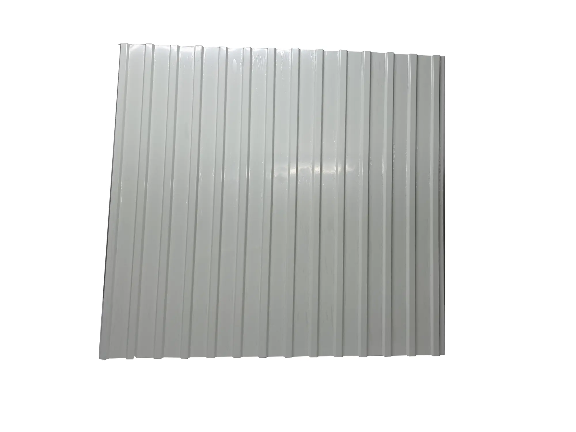 Chapa zincada lacada de ocultação 0.4 mm 103x112 cm branco FD Redes - 2