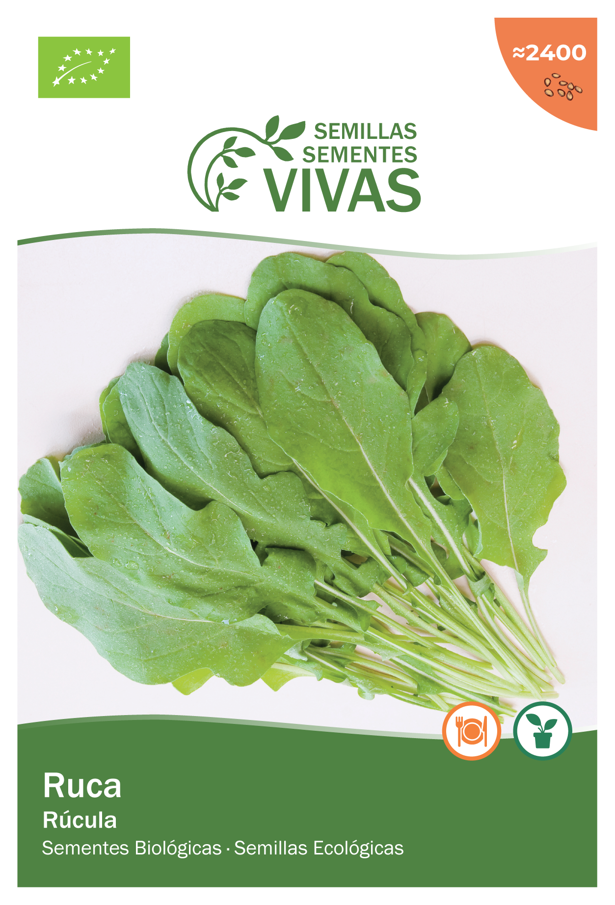 Semente de rúcula RUCA BIO 3G - 3