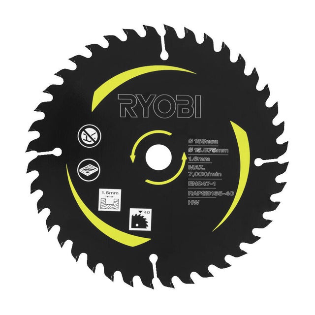 RYOBI - Lame ULTRA FINE 150 mm - 18 dents - alésage 10 mm pour scie circulaire ONE ™ RWSL1801M - CSB150A1