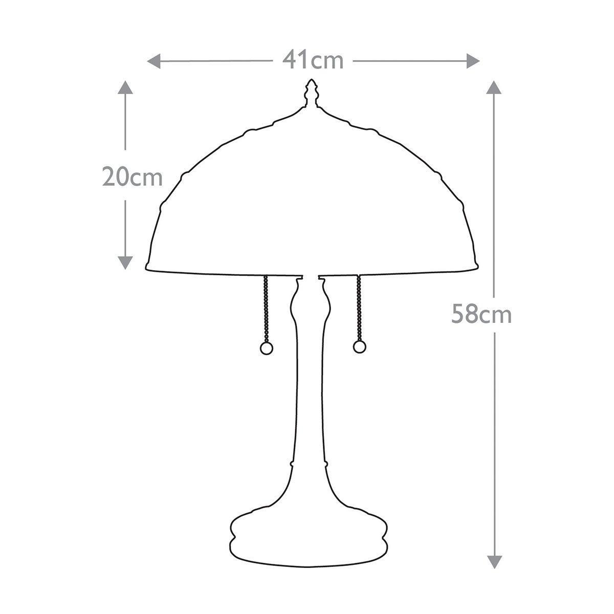 Lampe Qz-kami-tl , résine, multicouleur, H.58.4 cm, E27 - 5