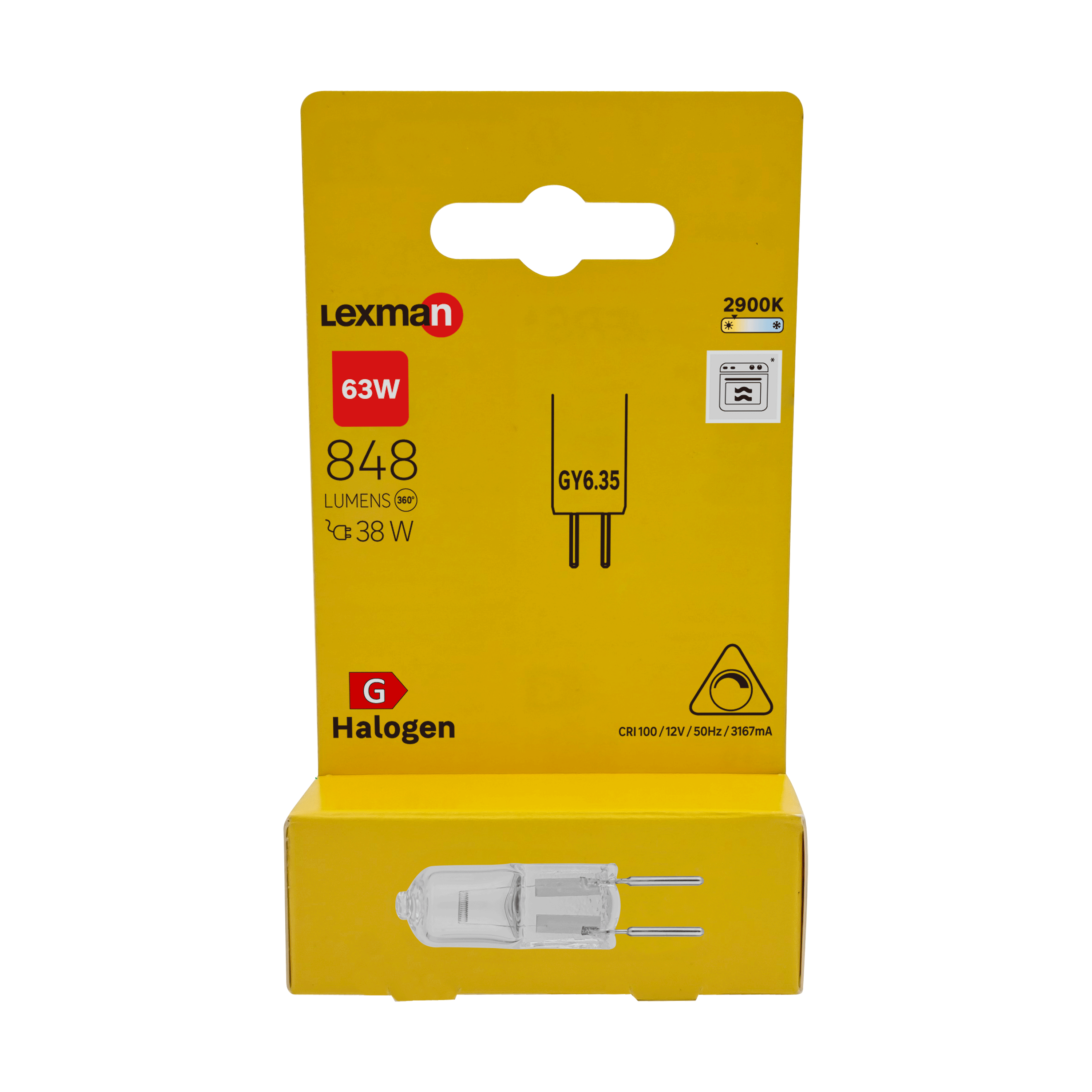 Żarówka halogenowa GY6.35 38 W 848 lm Lexman - 4