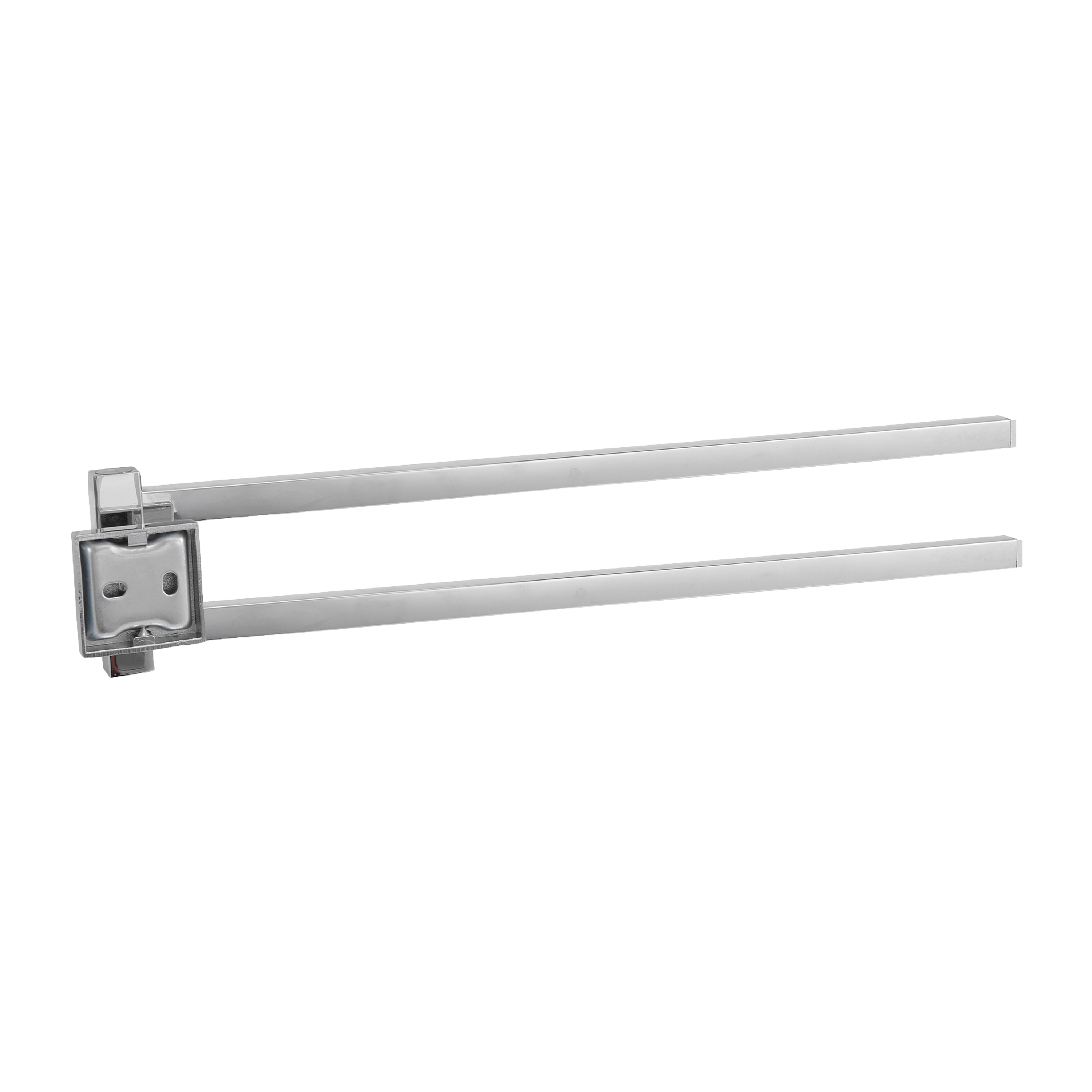 Porte-serviette barres 2barres à visser argent SENSEA - 3