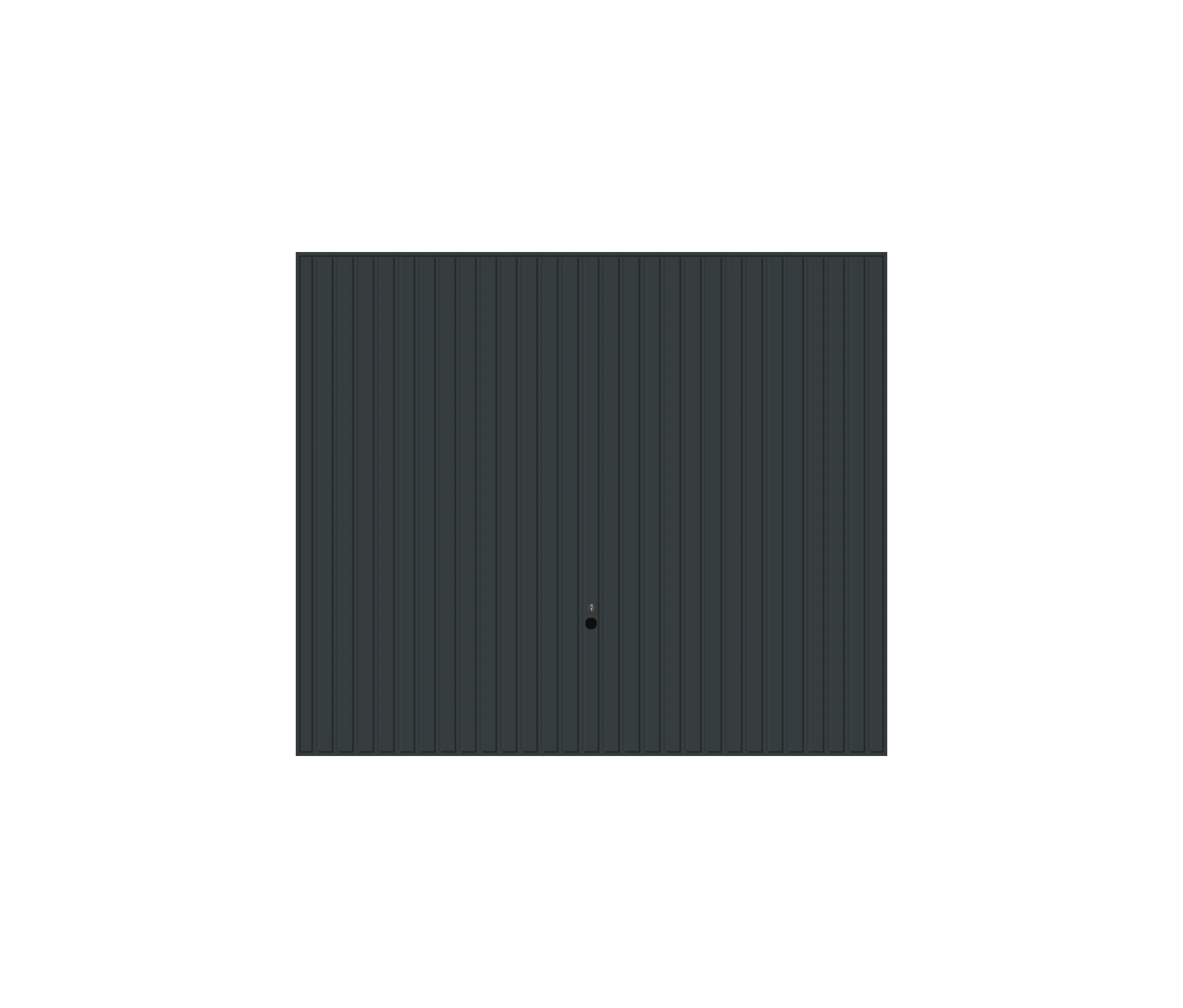 Brama garażowa uchylna antracyt gsl 2500x2125 mm Hormann - 2