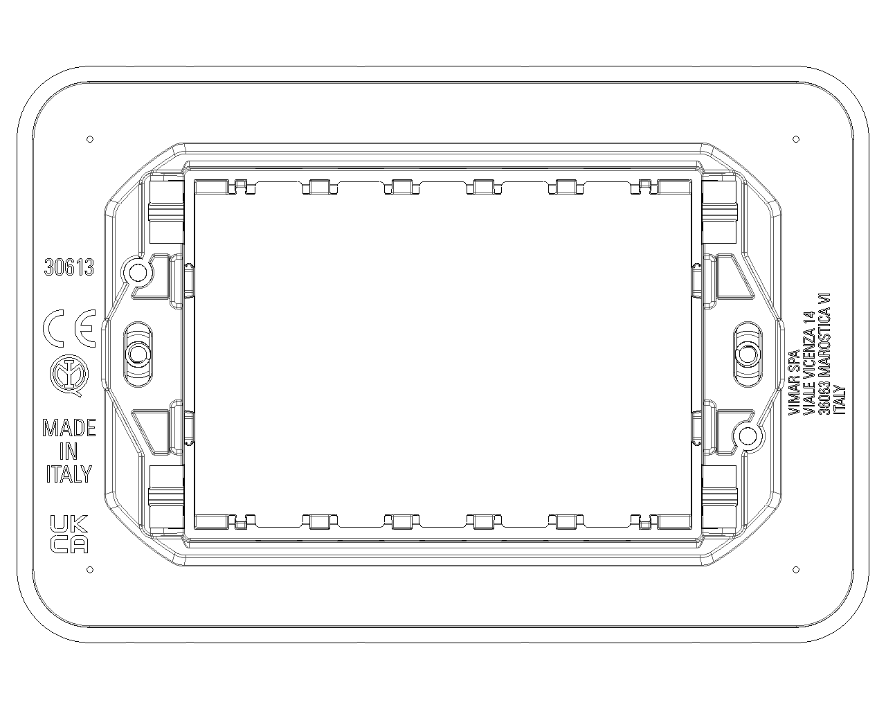 Supporto Porta Cartucce Nero Per Commodore C64 / C128 - Capacit&agrave; 20 Moduli