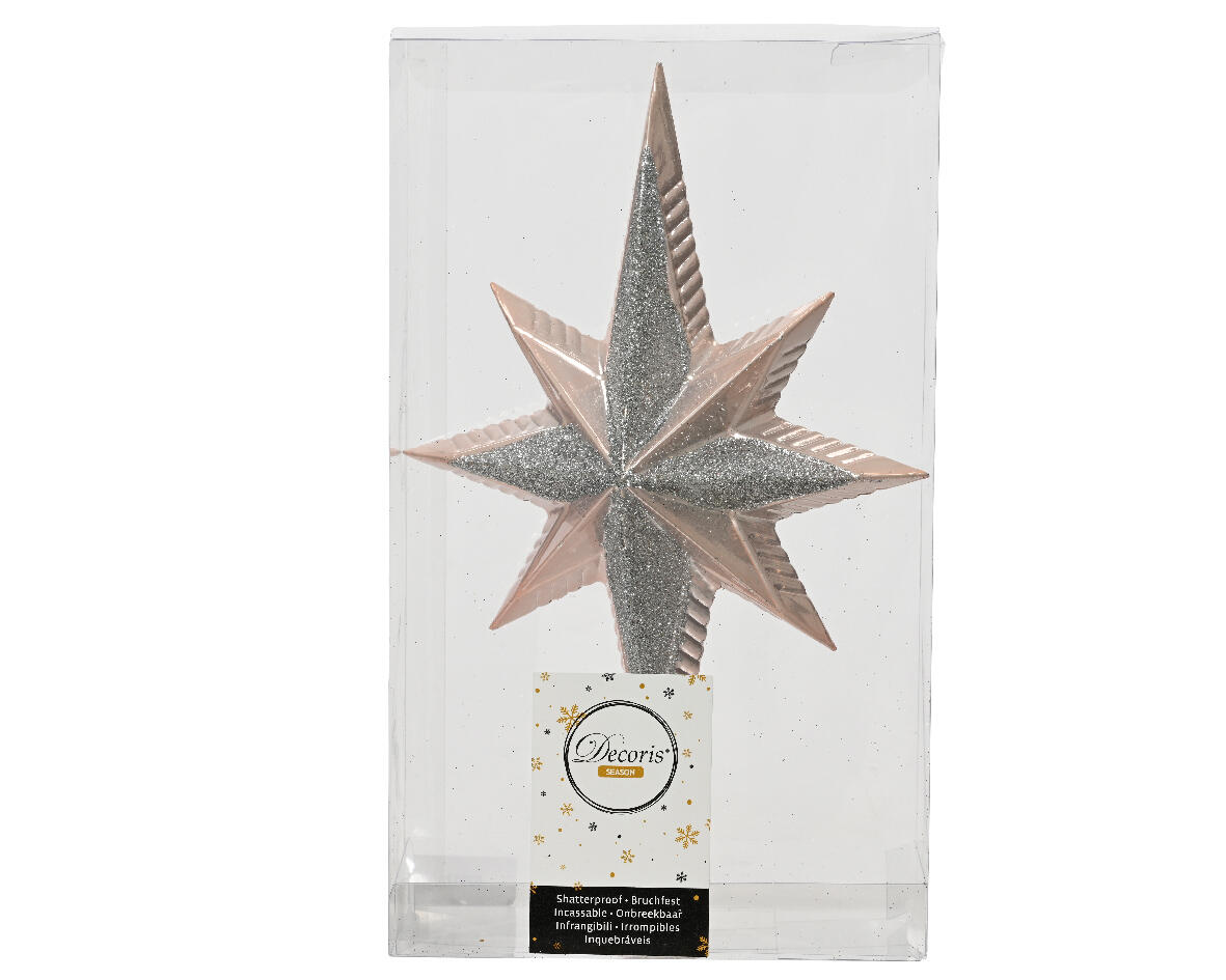 Topo de árvore de Natal rosa - 2