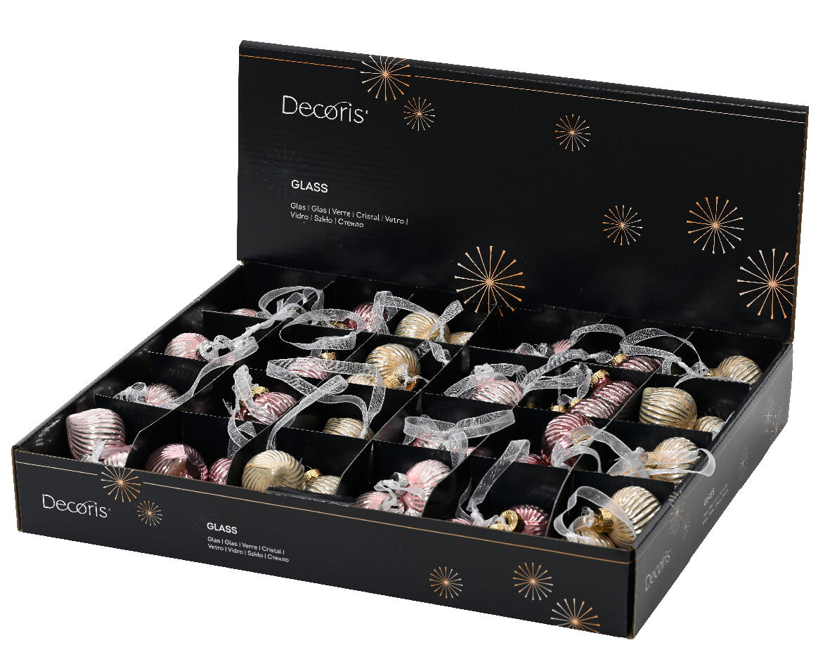 Enfeite gotas vidro ⌀3.5 cm (cor sortida) - 2