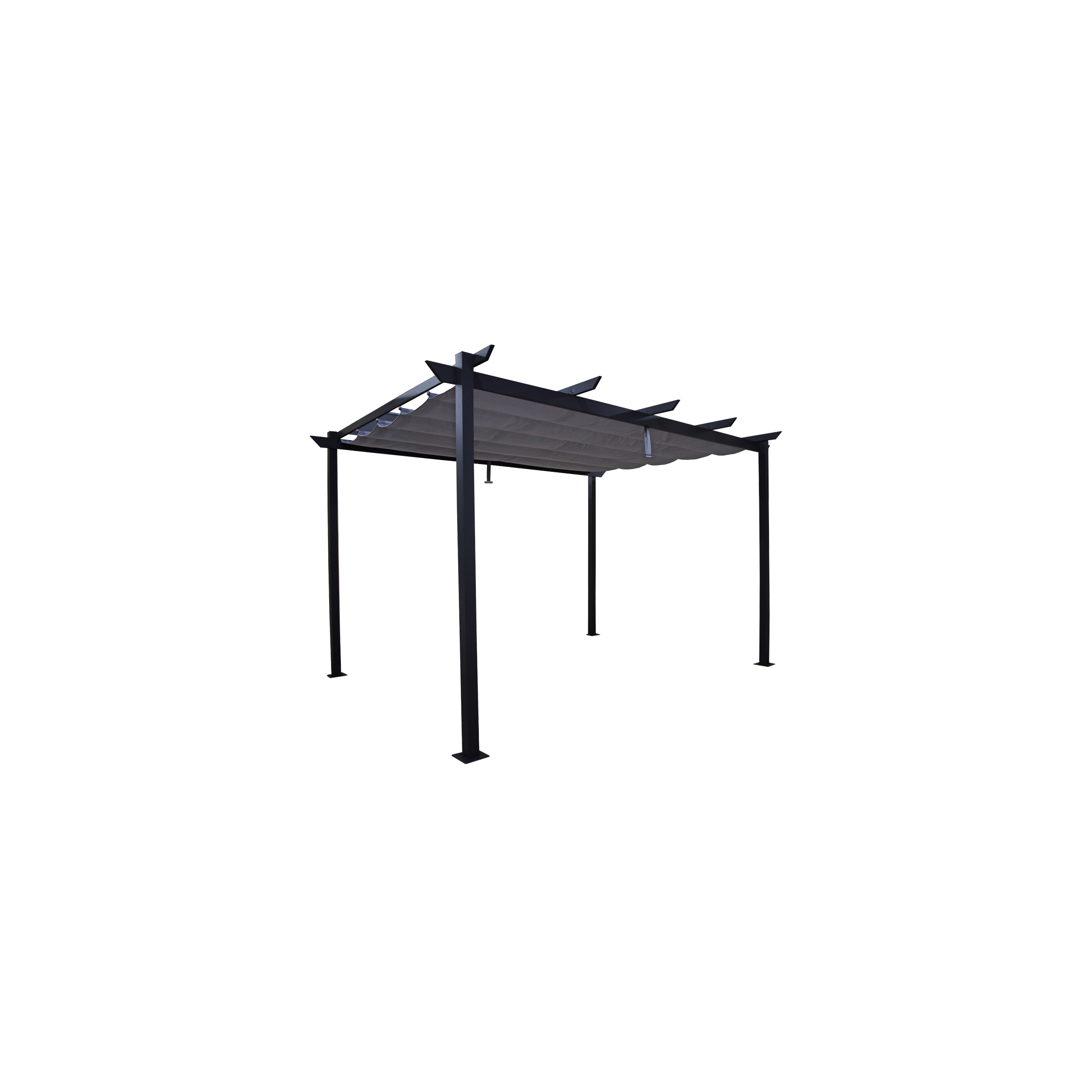 Pawilon ogrodowy pergola Omega 400x282x258 cm antracytowy Naterial - 9
