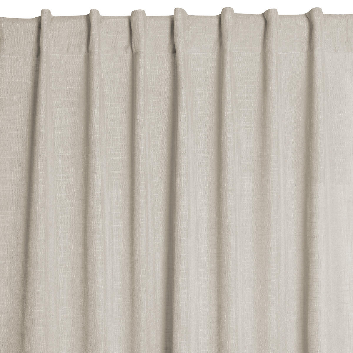 Tenda Infinity tortora, occhiello e fettuccia e passanti nascosti 140x280 cm - 5