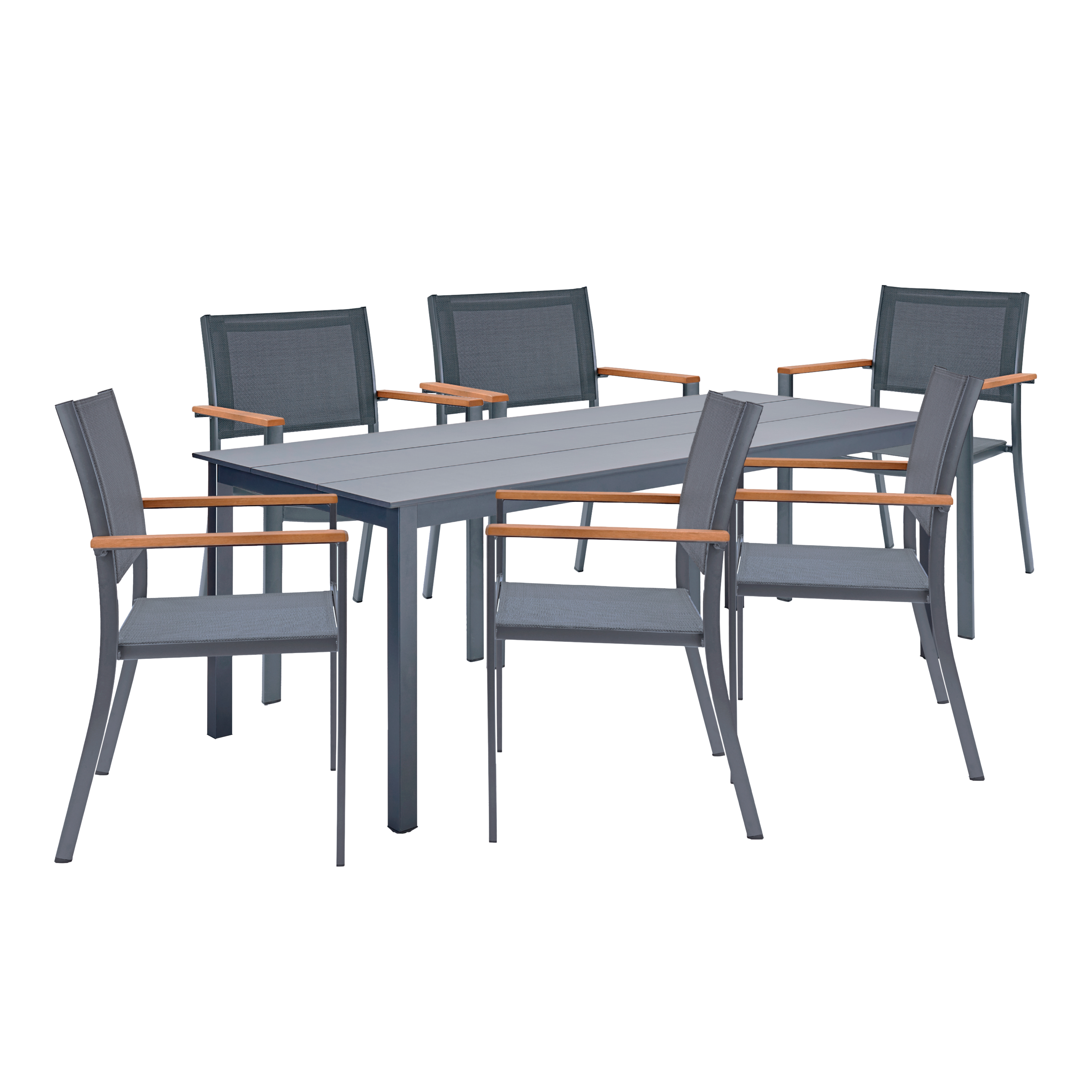 Krzesło ogrodowe Oris aluminiowe antracytowe Naterial - 14