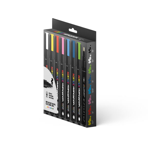 Pack marcador acrilico 8 unidades montana 2mm
