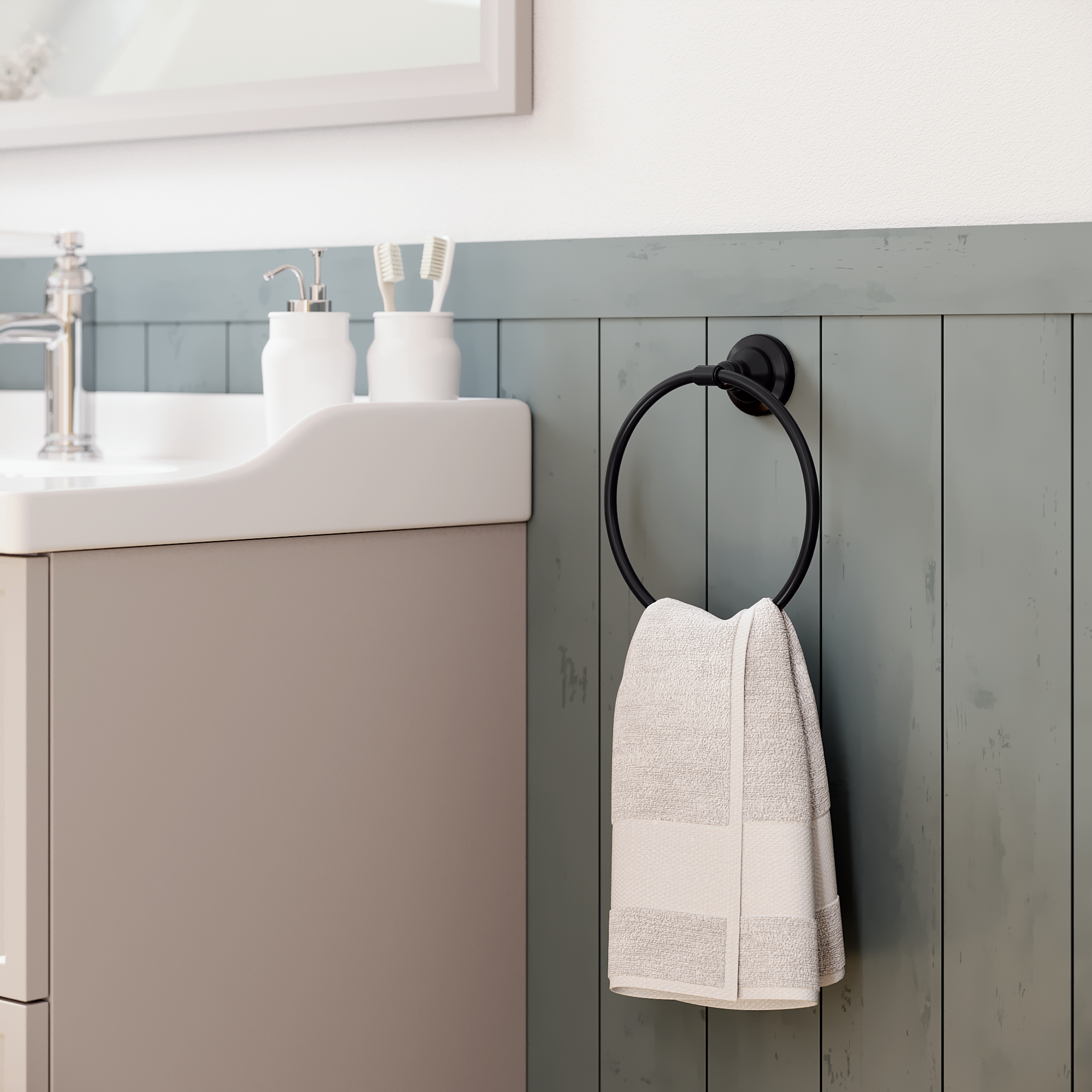 Porte Serviette, Acier Inoxydable Anneau Porte-Serviette, Porte