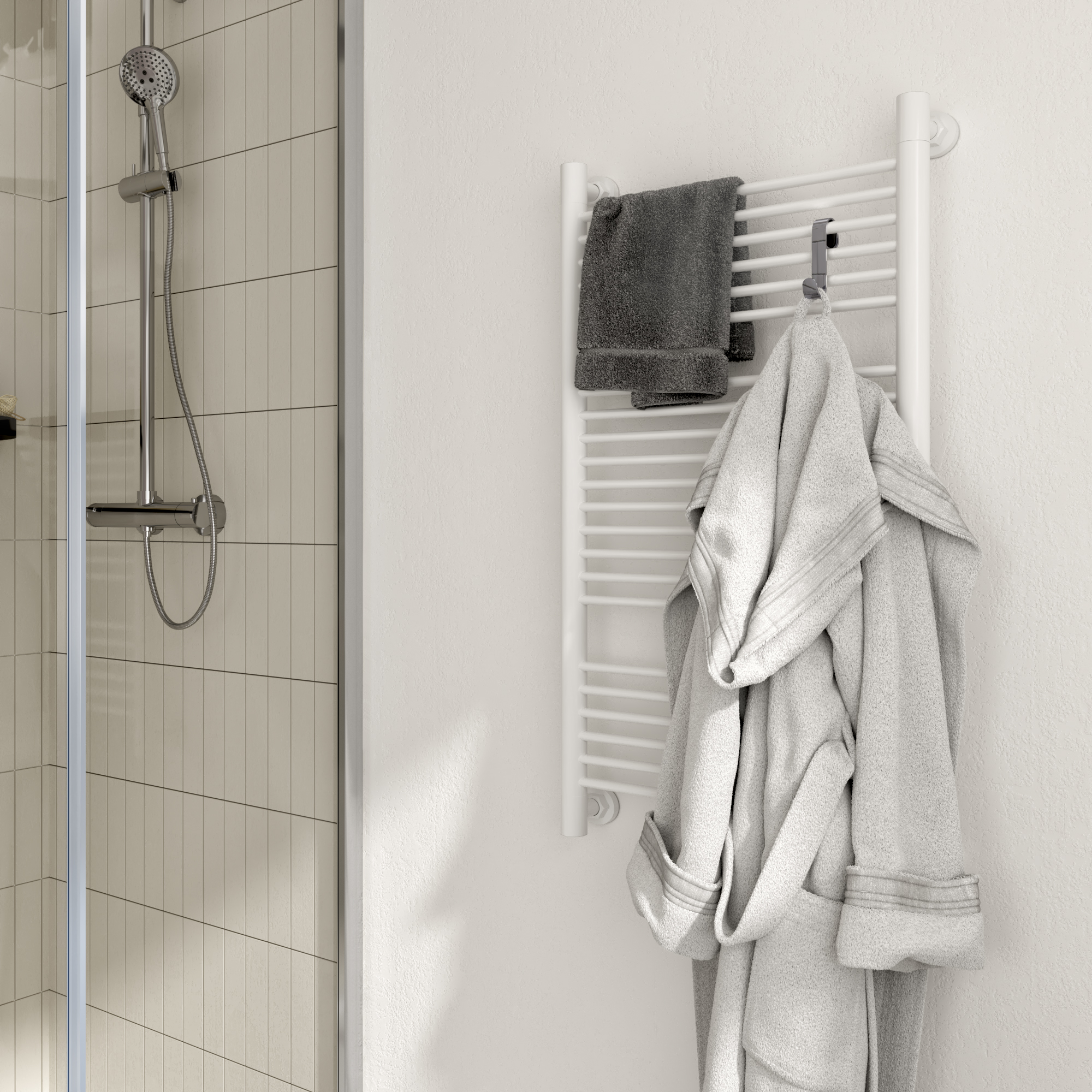 Wieszak łazienkowy na grzejnik Essential chrom SENSEA - 2