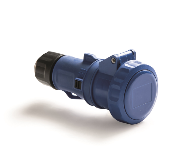 Presa industriale 16A 2P+T 230V Blu ROSI
