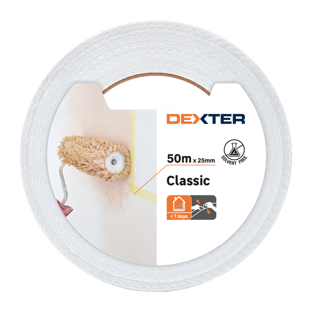 Cinta perfil recto DEXTER 50mx25mm