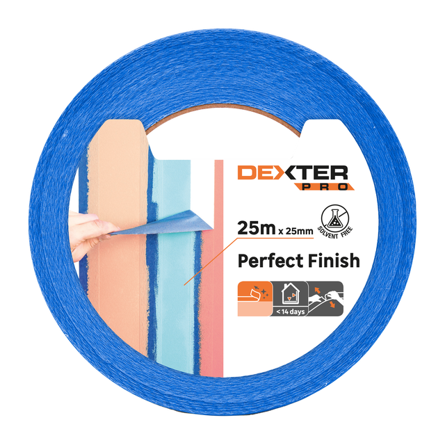Taśma malarska Perfect Finish 25 mm x 25 m Dexter
