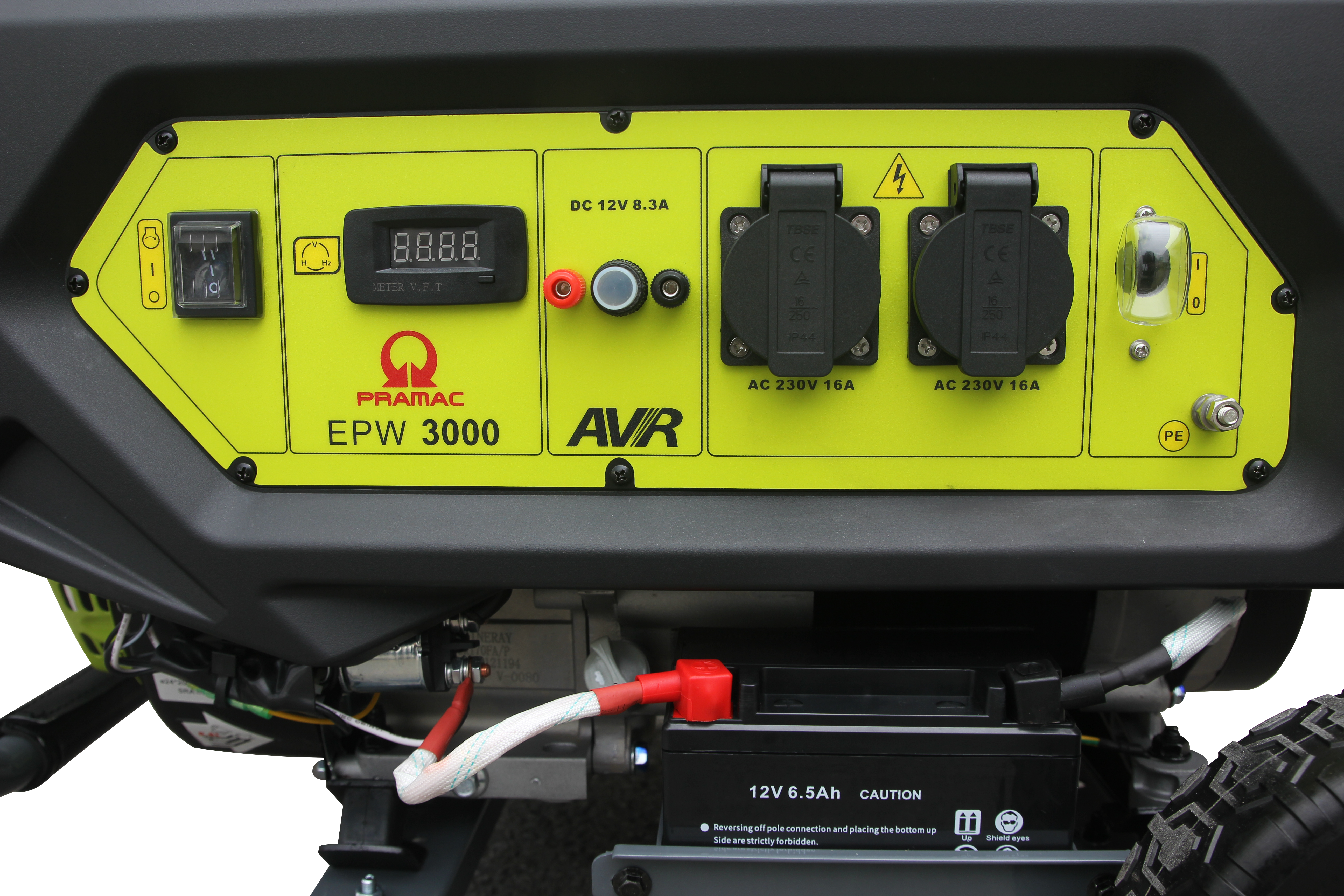 Gerador a gasolina com AVR arranque elétrico 2900W/2700W Pramac EPW3000 - 4